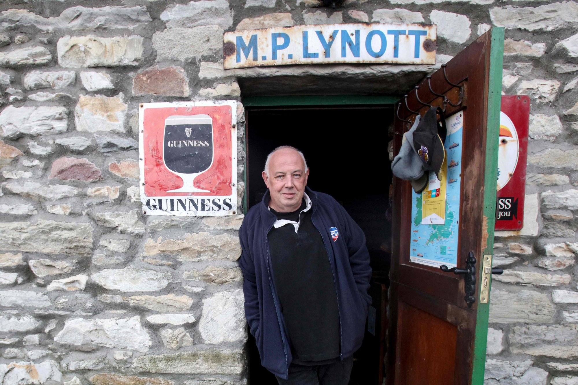 Mick Lynch, owner of Lynott’s Pub on Achill. Photo: AFP
