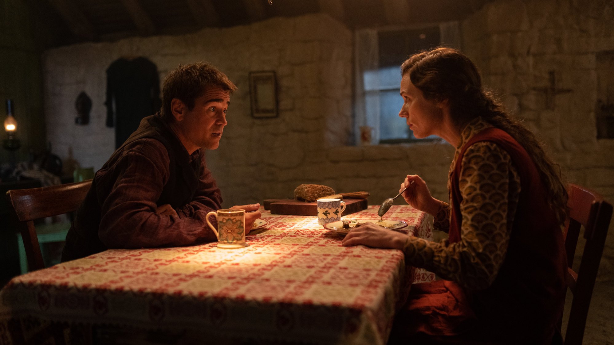 Colin Farrell (left) and Kerry Condon in a still from The Banshees of Inisherin. Photo: 20th Century Studios