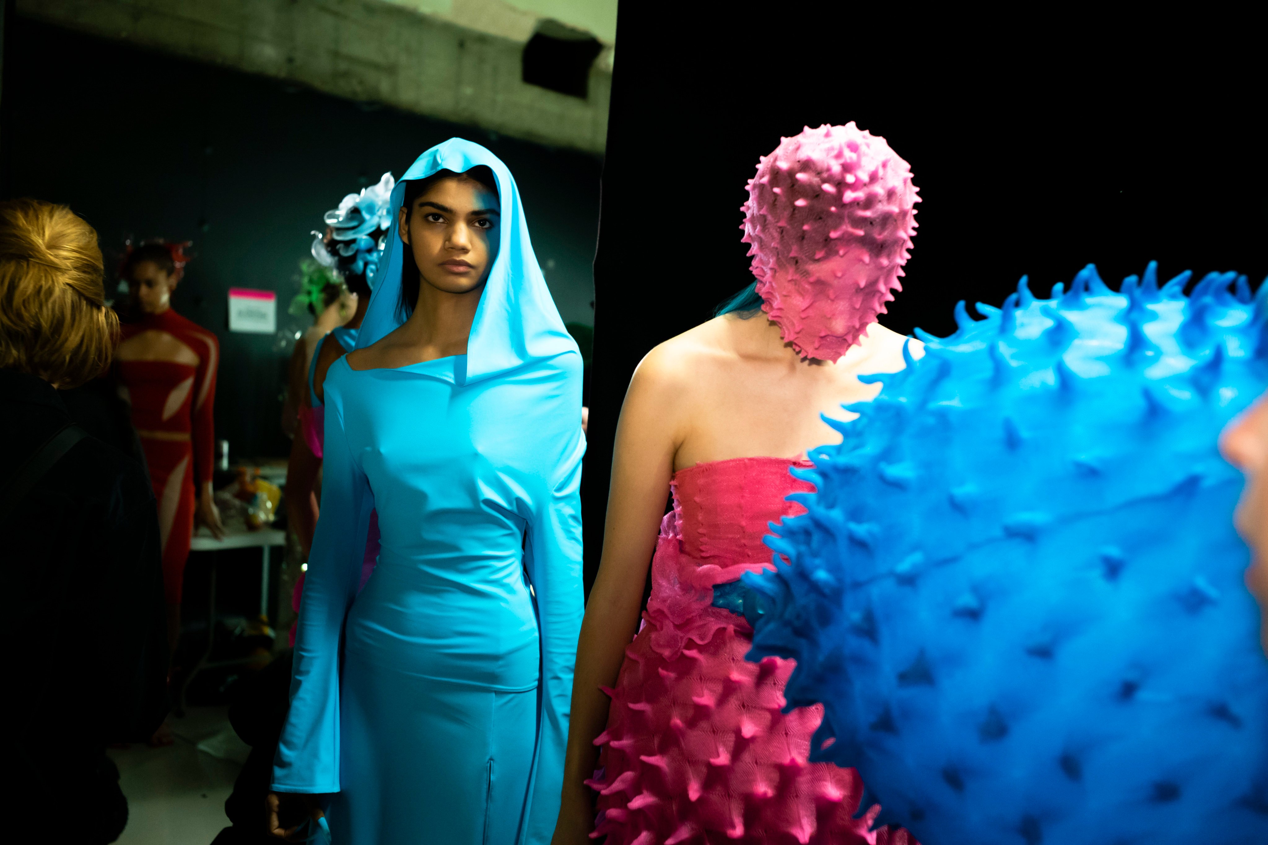 Backstage at Chet Lo’s spring 2023 show. Photo: Chet Lo