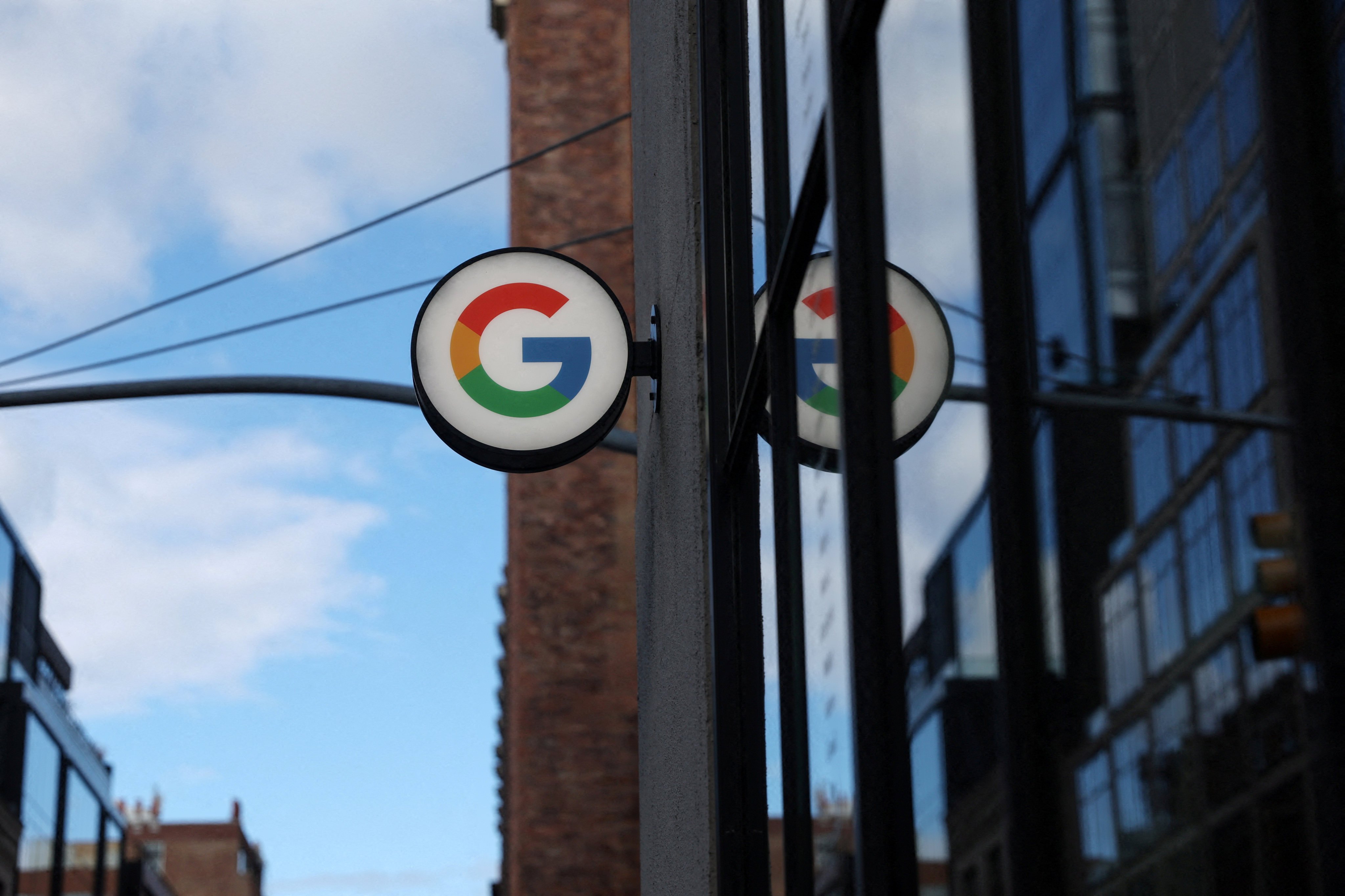 The logo of Google is seen at the Google Store Chelsea in New York on January 20, 2023. Photo: Reuters