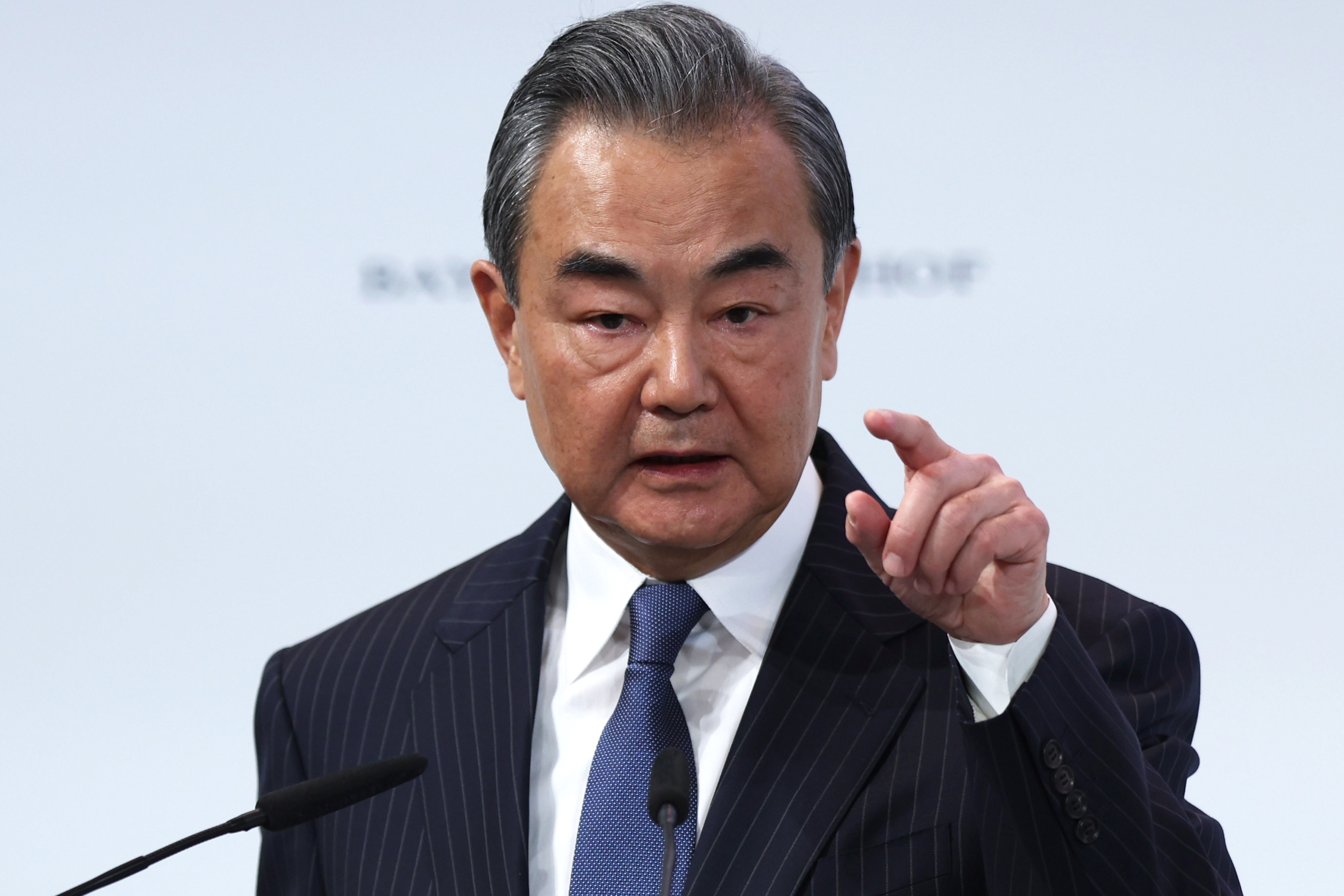 At the end of a high-stakes tour, Wang Yi said China and the European Union would resume high-level talks following a lengthy pandemic suspension. Photo: EPA-EFE