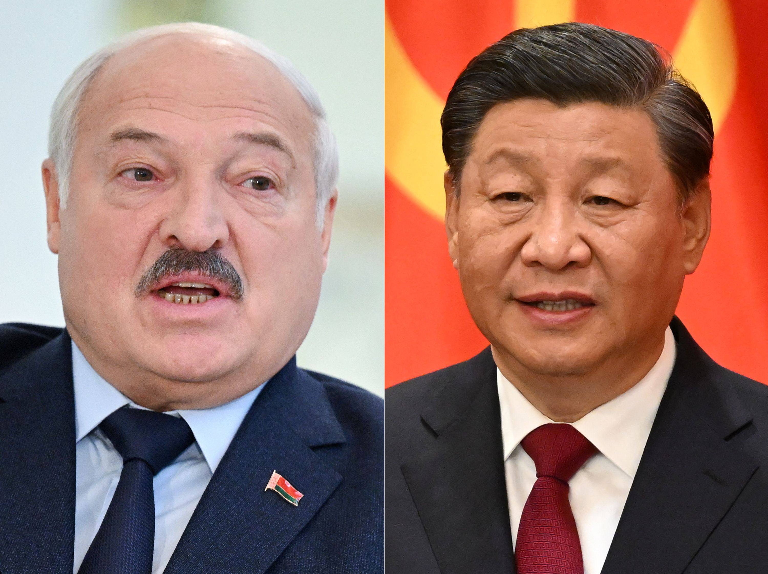 Belarusian President Alexander Lukashenko (left) . Photo: AFP
