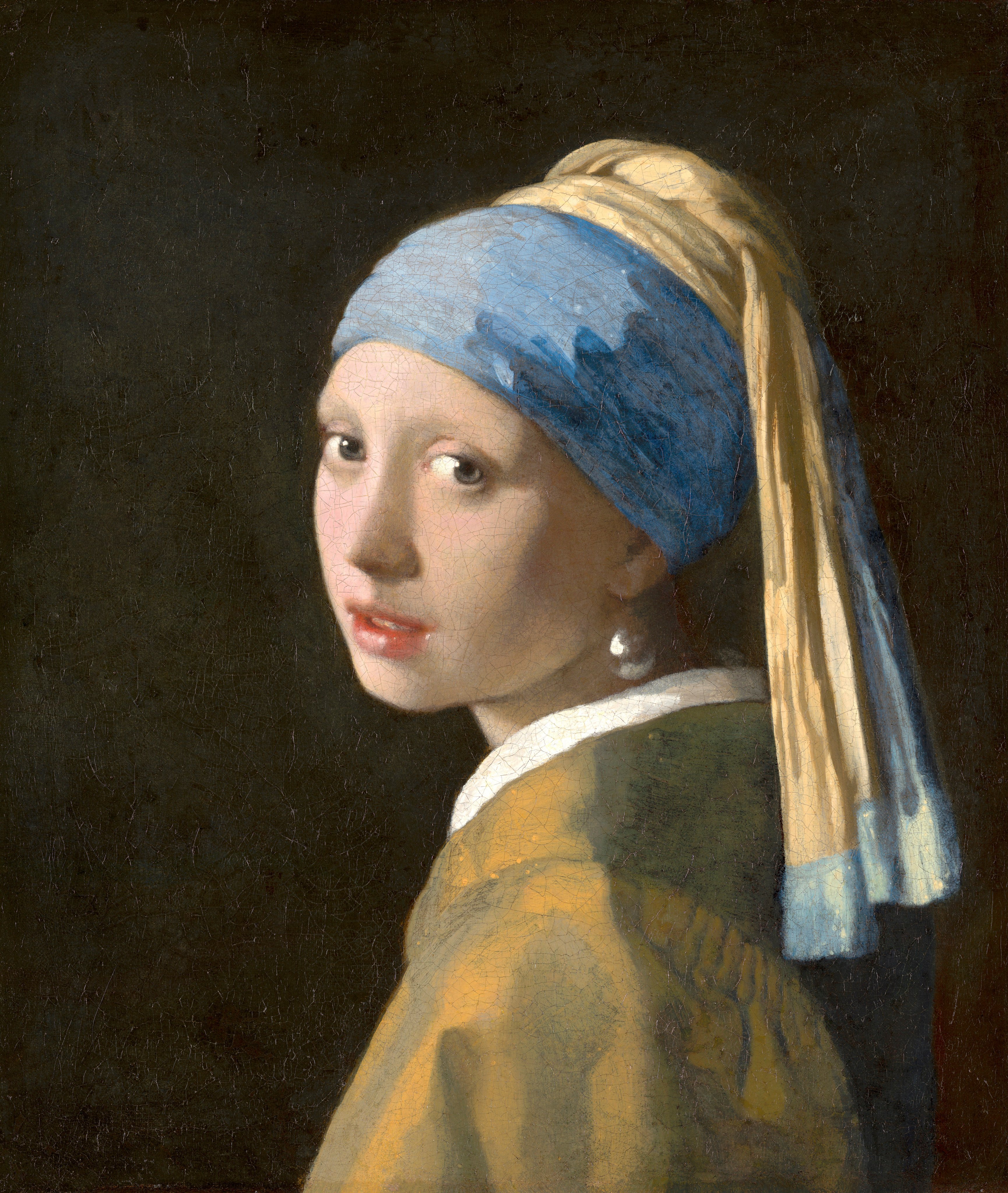 “Girl with a Pearl Earring” (1665) by Johannes Vermeer. An exhibition at Amsterdam’s Rijksmuseum features this famous painting and 27 others, in the show of Vermeers ever assembled. Photo: Rijksmuseum/Johannes Vermeer