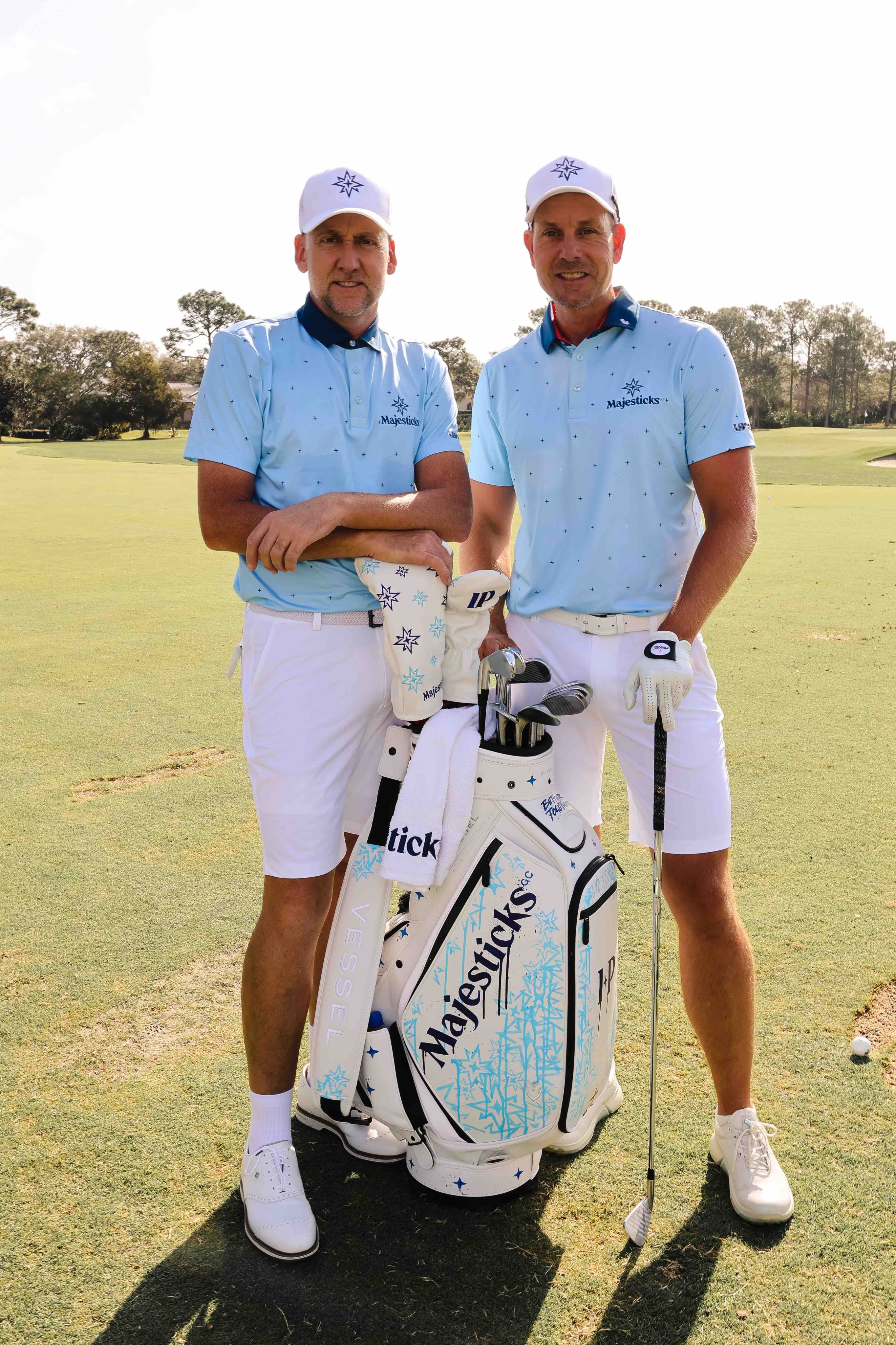 Ian Poulter (left) and Henrik Stenson will headline the World City Championship. Photo: LIV Golf