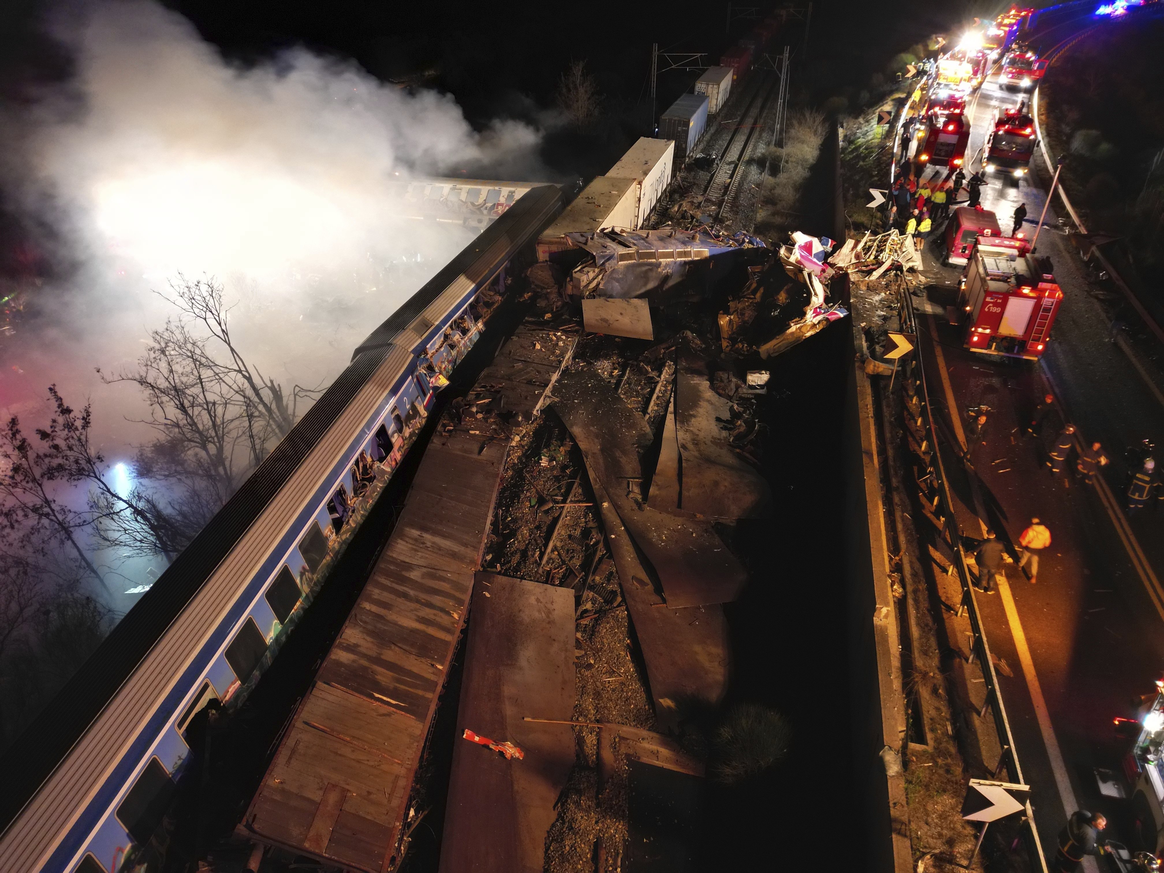 Fiery train crash in Greece kills 26, dozens injured | South China Morning  Post