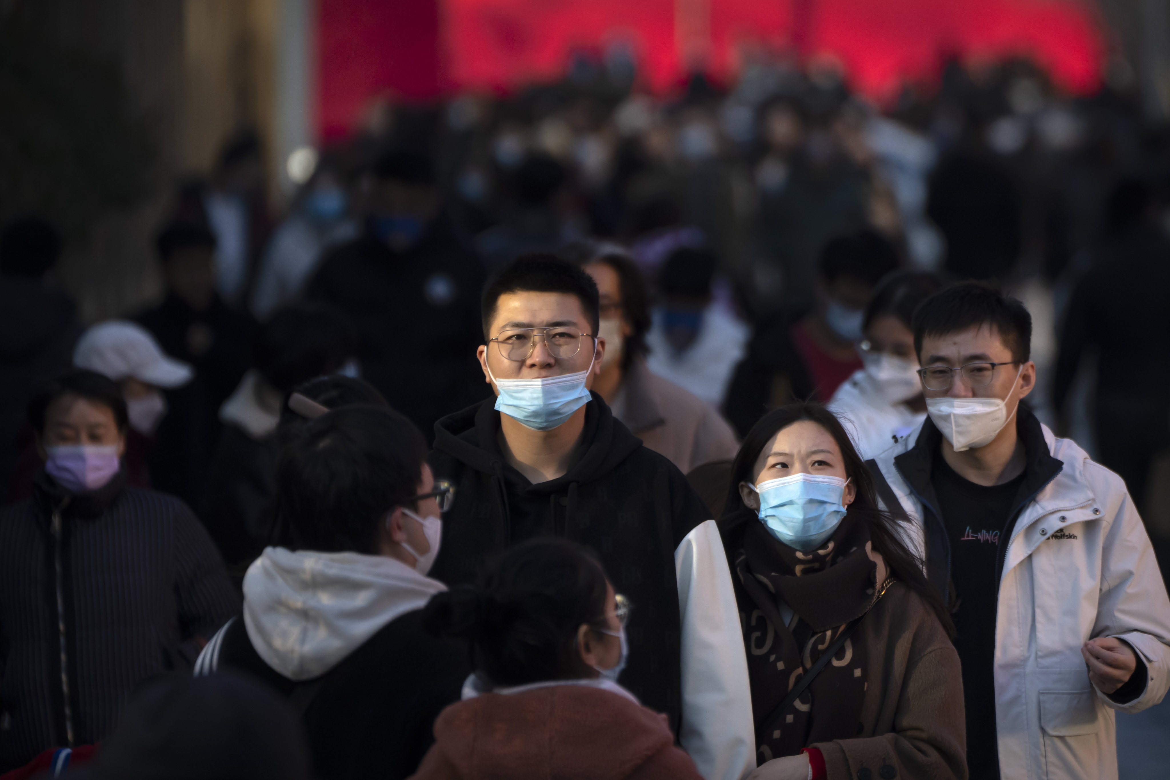In Beijing, health authorities say seasonal influenza is on the rise. Photo: AP