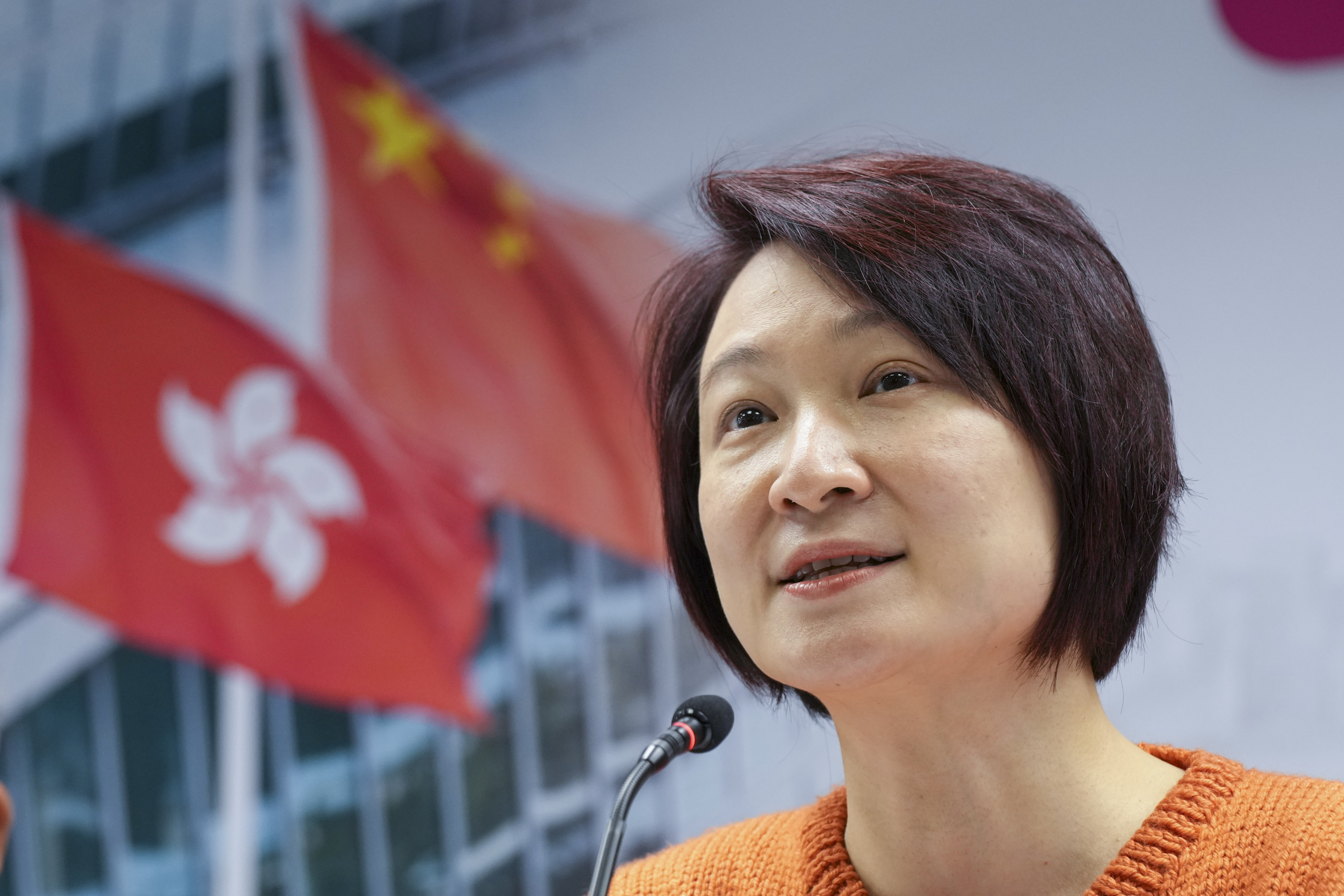 Starry Lee, the chairwoman of the DAB,  tipped as one of two front runners for a seat on the NPC Standing Committee. Photo: Sam Tsang