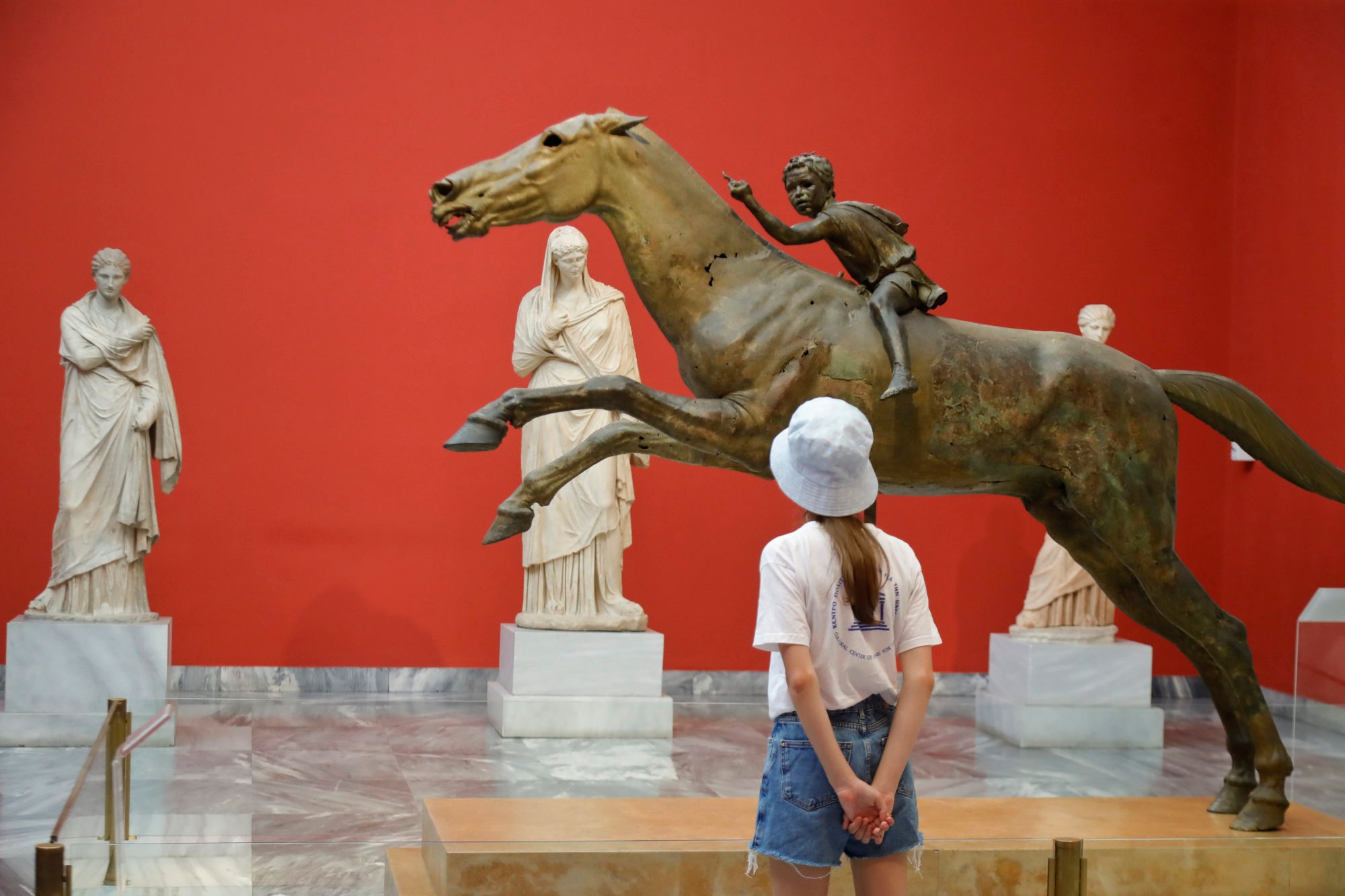 The National Archaeological Museum’s artefacts include sculptures, pottery, jewellery and frescoes from the Neolithic era to the Classical period. Photo: Getty Images