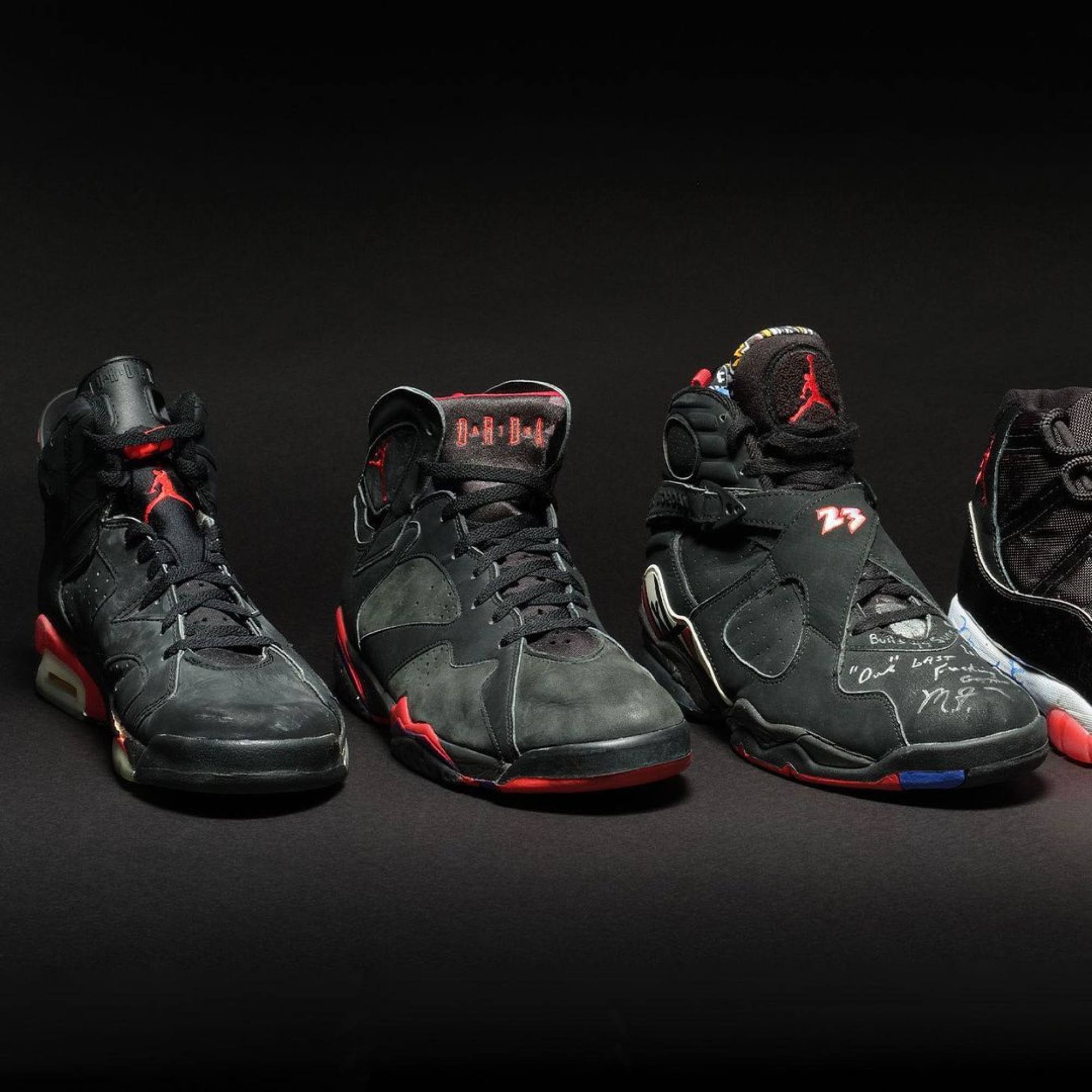 The 'holy of sneakers: Michael Jordan's NBA are for sale – 6 pairs of Air Jordan shoes the elite 'Dynasty Collection' are expected to sell for millions at