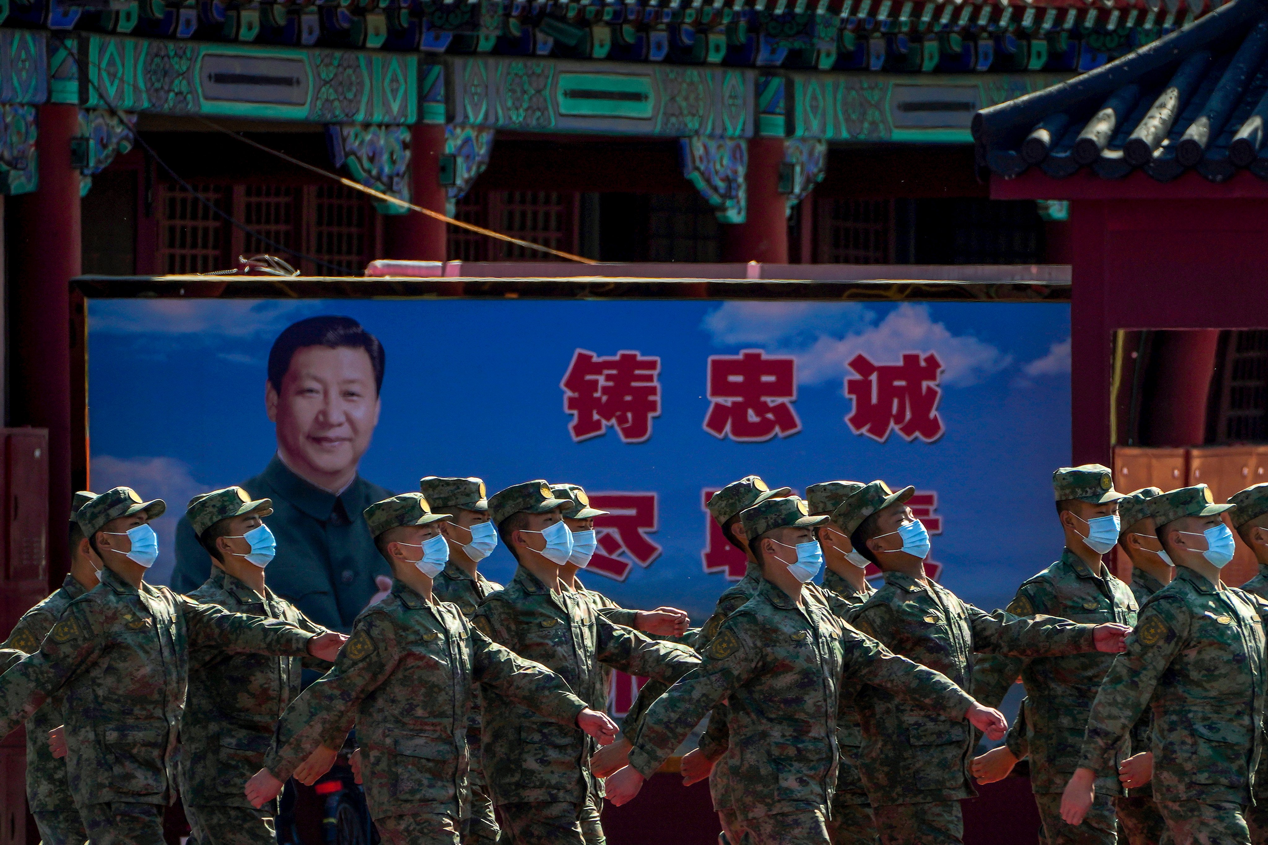 Funding for the People’s Liberation Army will increase by 7.2 per cent to about 1.55 trillion yuan. Photo: AP