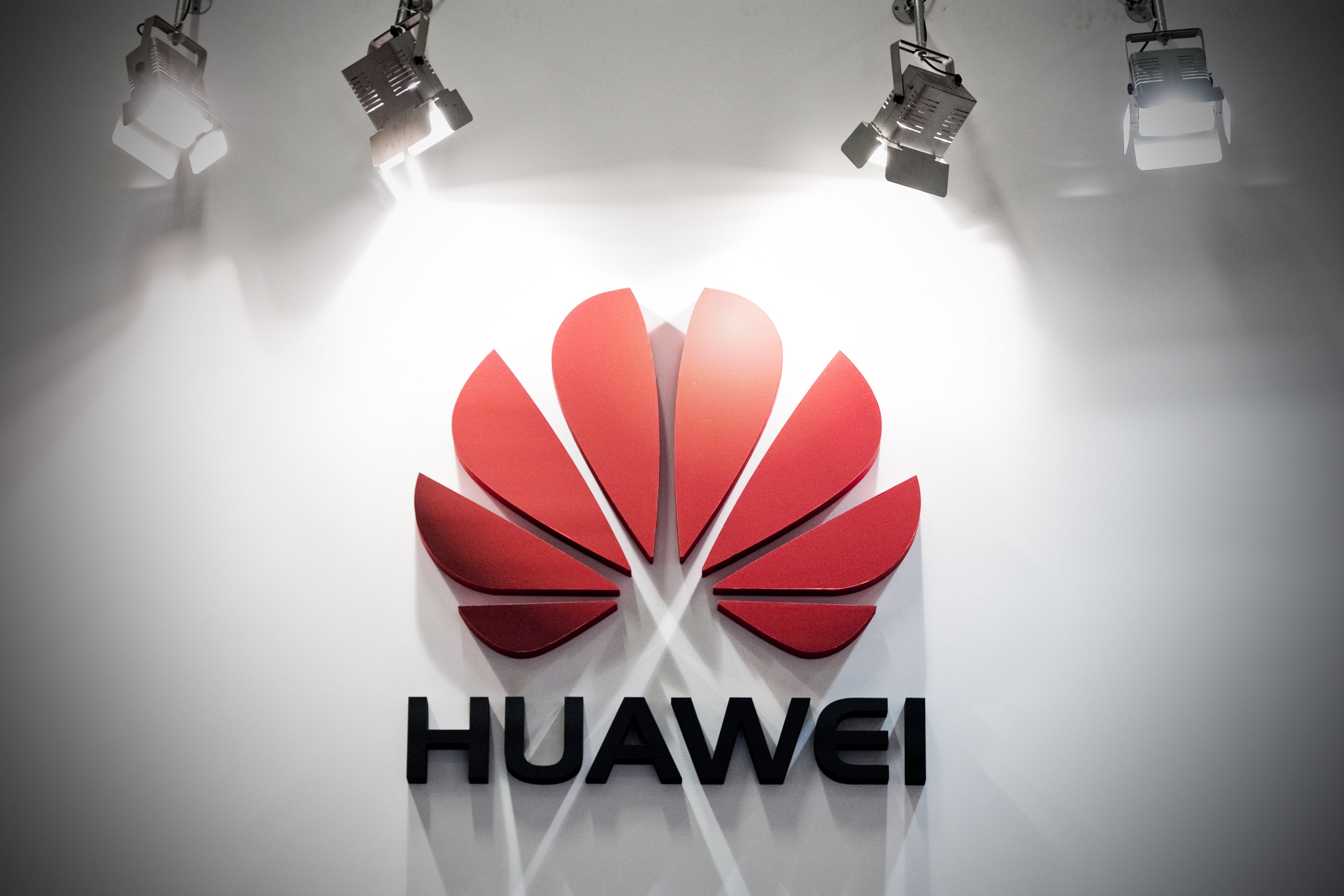 The Huawei Technologies Co logo is seen at the International Consumer Electronics Fair in Berlin in September 2012. Photo: dpa