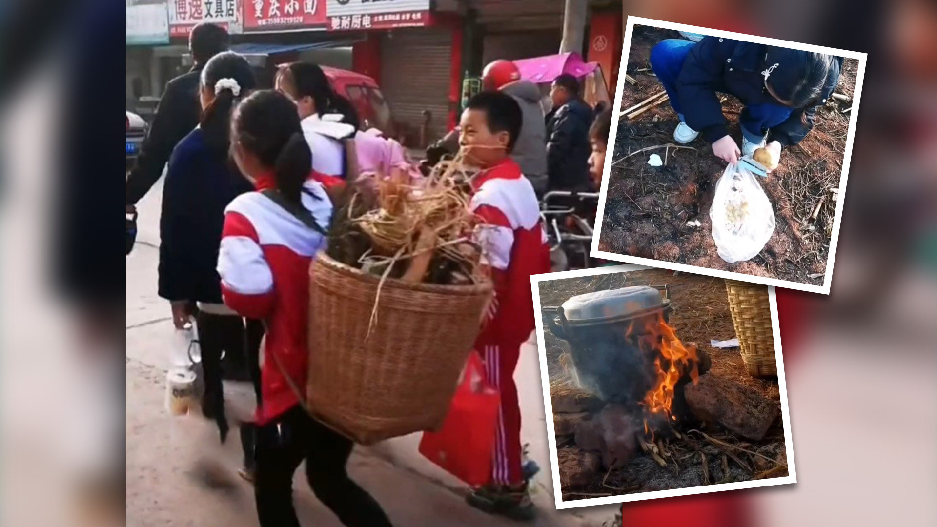 “I think field cooking was the happiest moment of our school days,” says one person who saw the viral video of the school excursion. Photo: SCMP composite/handout