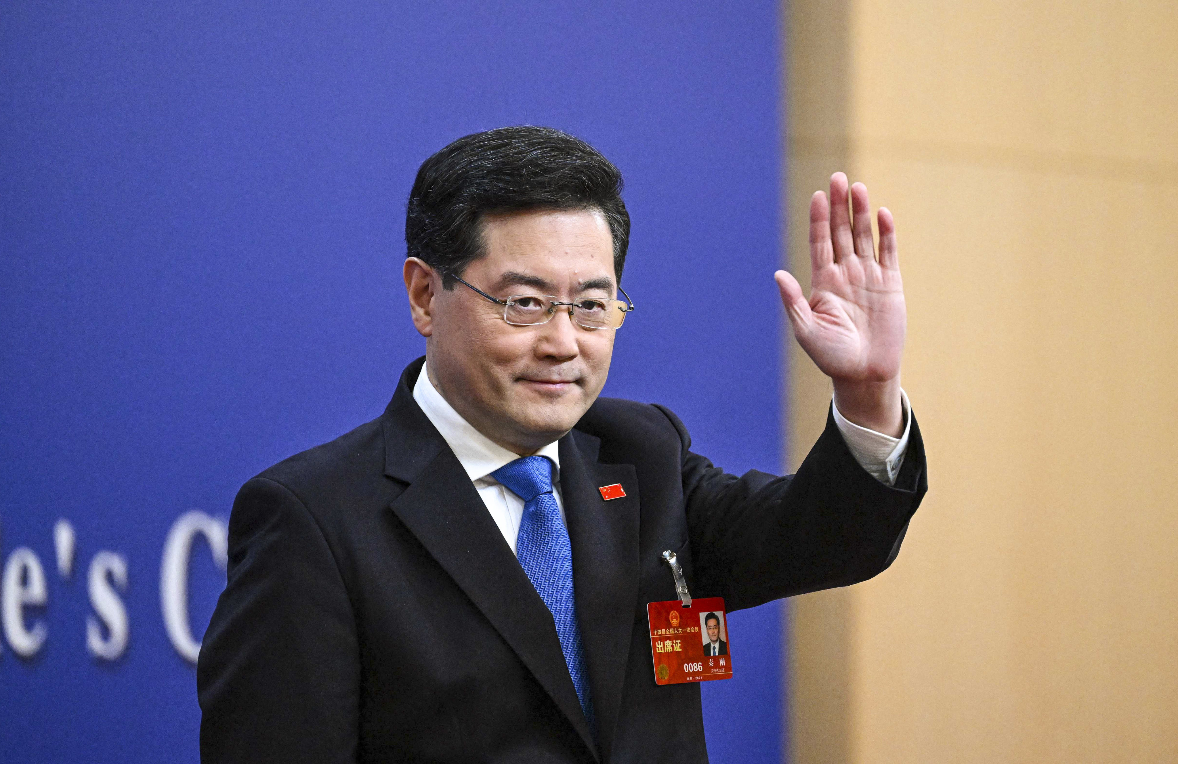 China’s Foreign Minister Qin Gang says the outside world is full of “jackals and wolves”. Photo: AFP