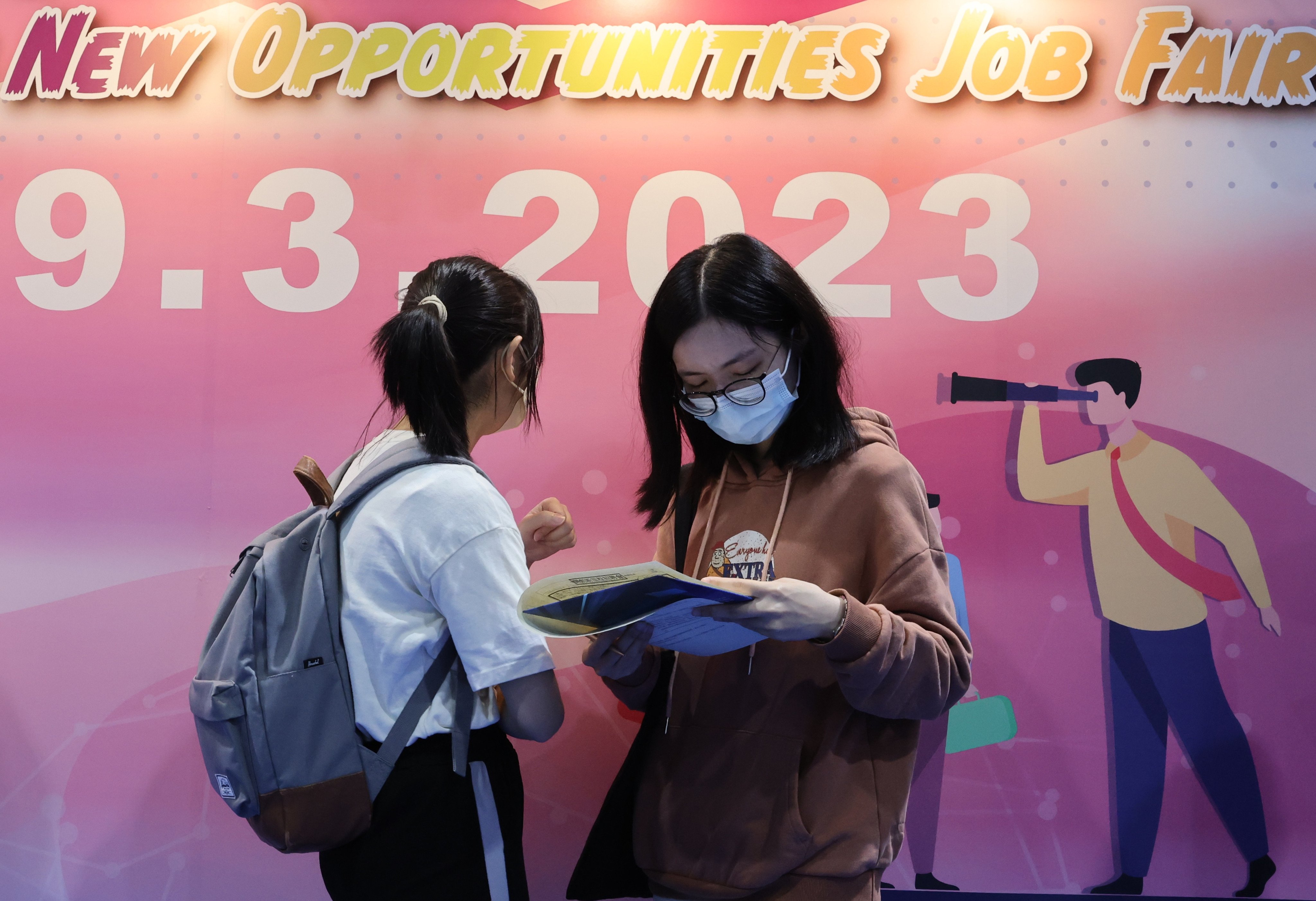 The Exploring New Opportunities Job Fair will run for two days in Mong Kok. Photo: May Tse