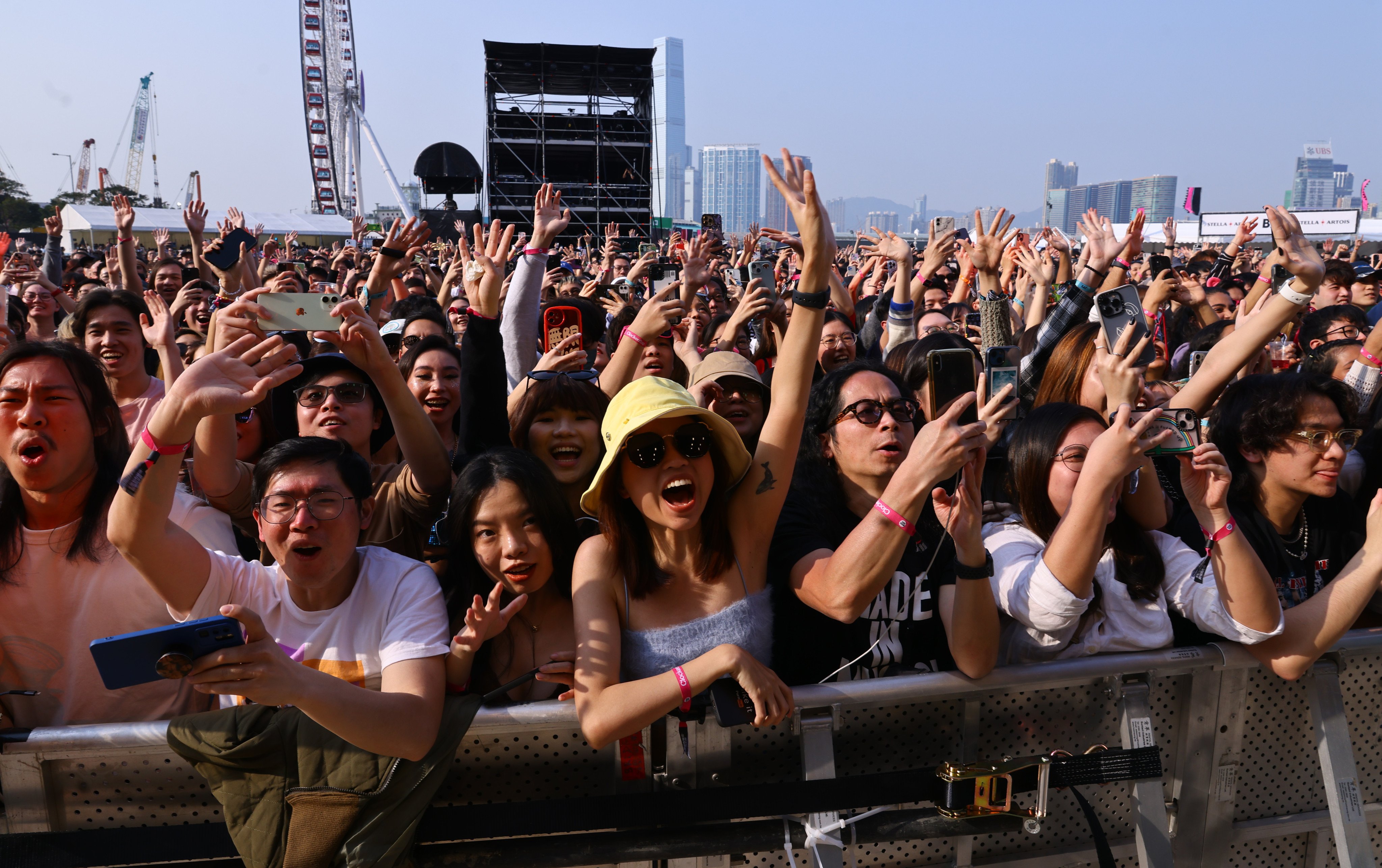 Hong Kong’s largest outdoor music festival, held at the Central Harbourfront, returned on March 3-5 after a four-year hiatus. Photo: Dickson Lee
