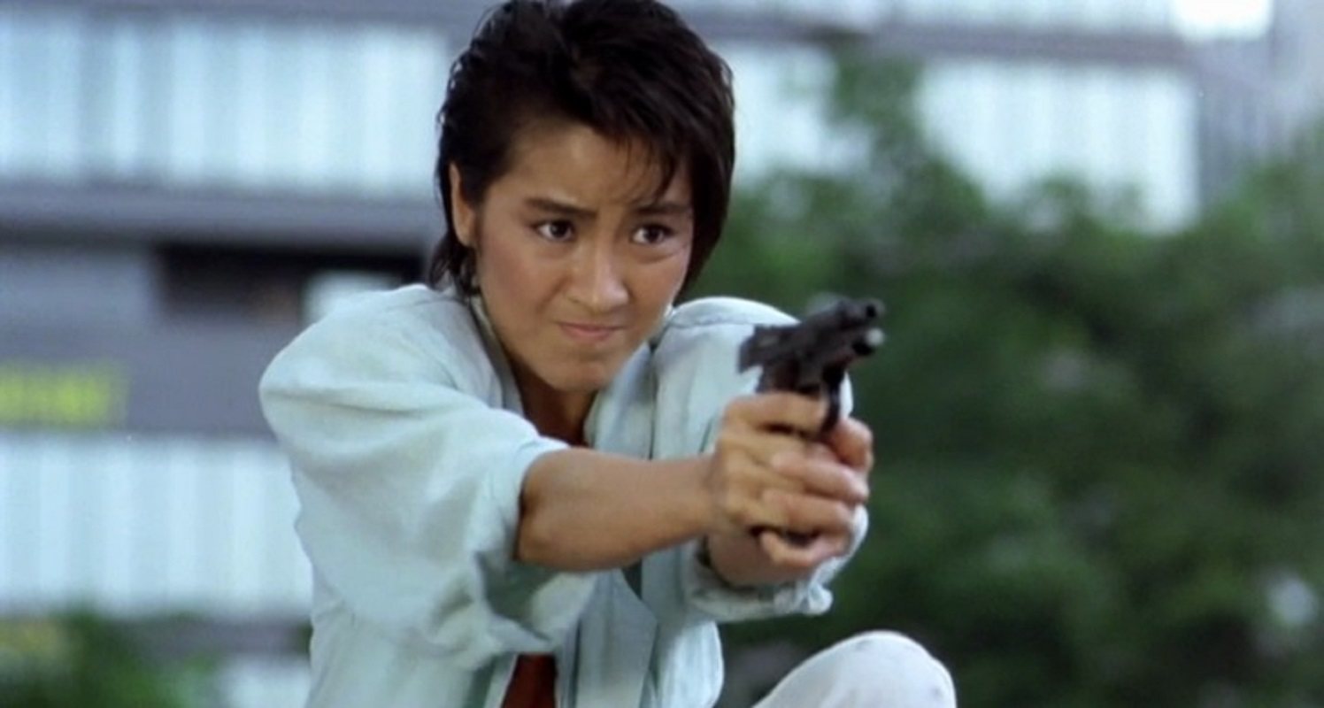 Michelle Yeoh in a still from Yes, Madam! (1985).