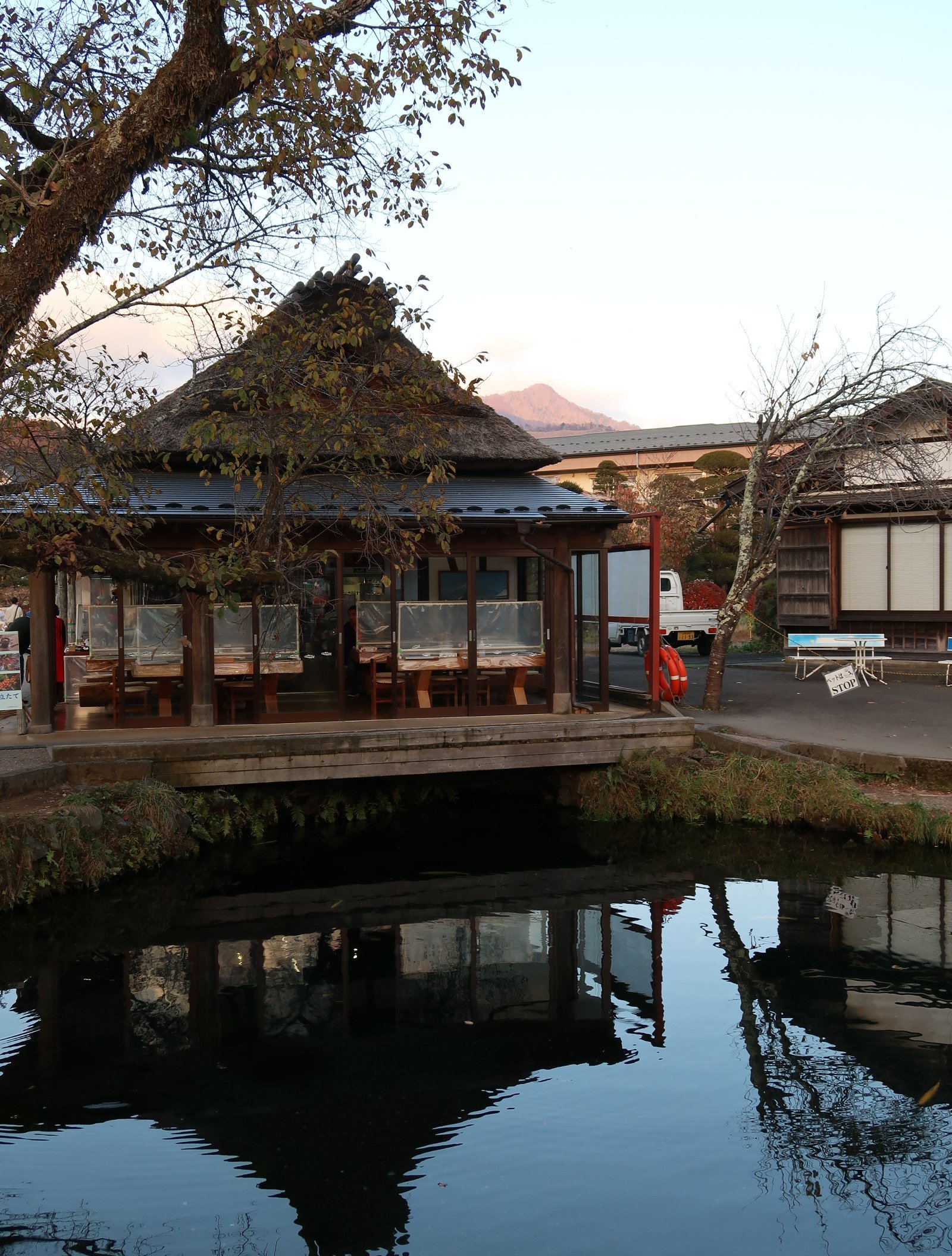 Oshino Hakkai village has eight ponds fed by meltwater from Mt Fuji. Photo: Julian Ryall