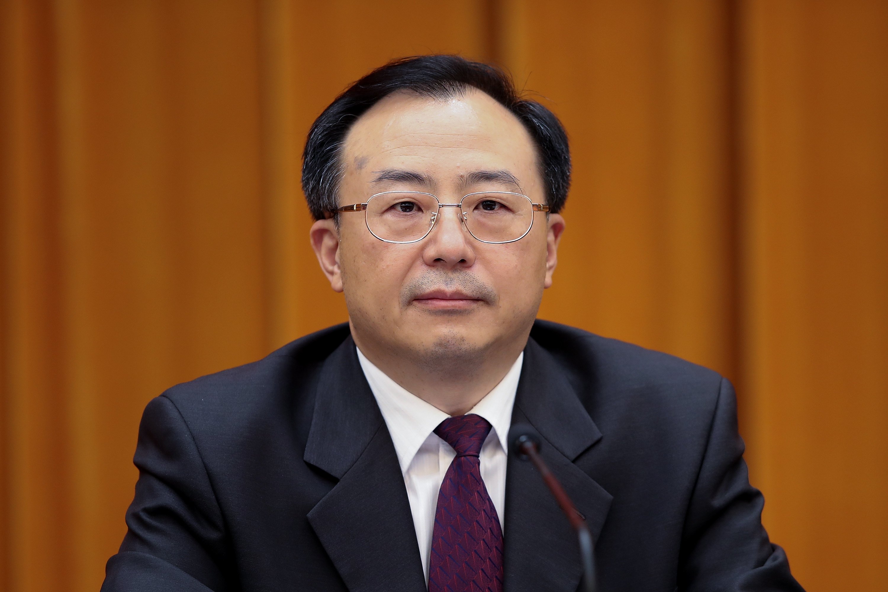 Wu Zhenglong, who has been named a state councillor and secretary general of the State Council, was previously party chief of Jiangsu province from September 2021.  Photo: Getty Images