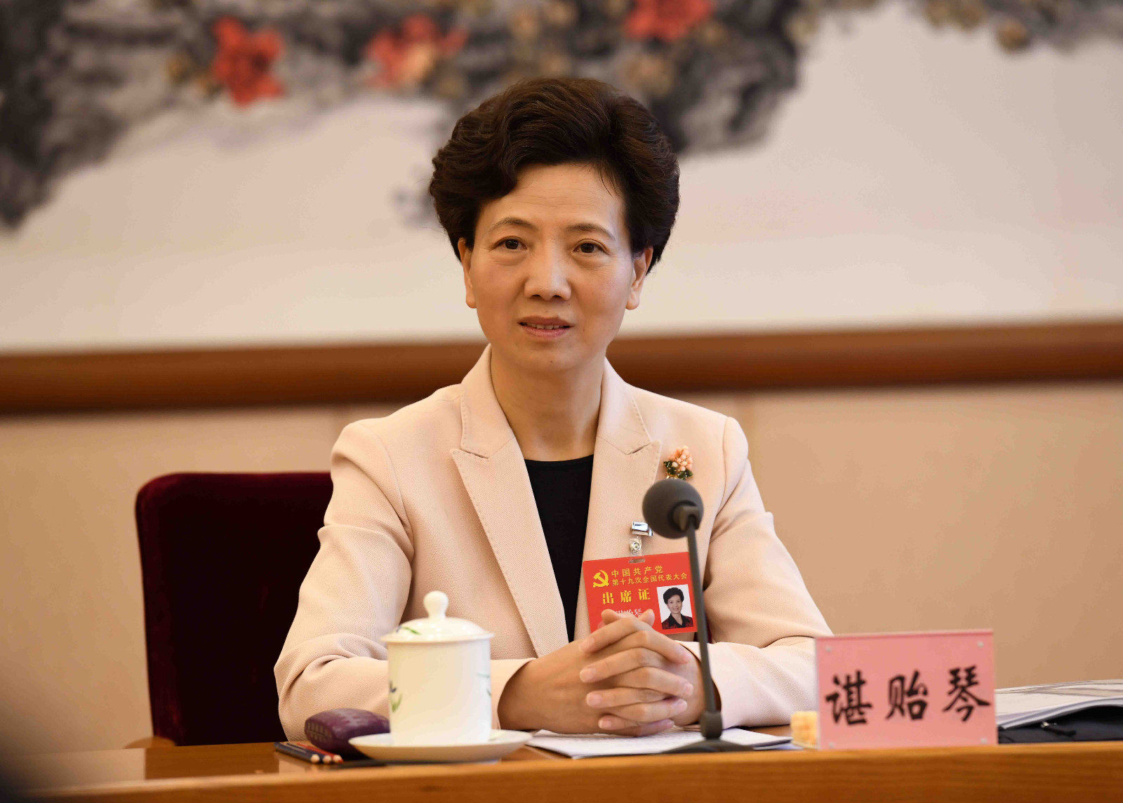 Shen Yiqin has been appointed one of the country’s five state councillors. Photo: Weibo