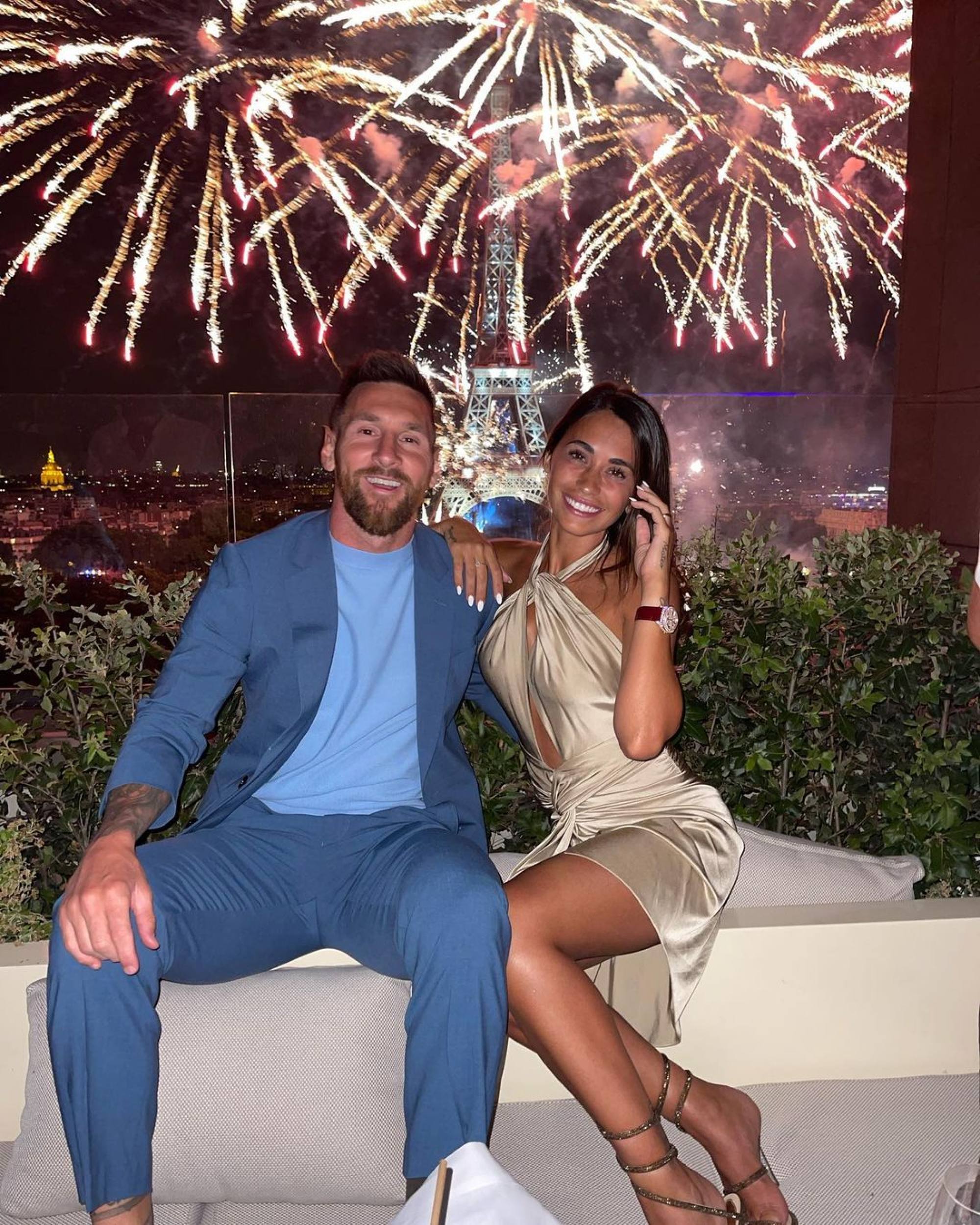Lionel Messi's wife Antonela Roccuzzo's favourite luxury brands: the soccer  star's stylish partner shines in Dior gowns, Louis Vuitton leather boots,  Prada loungewear, YSL catsuits and bold Versace