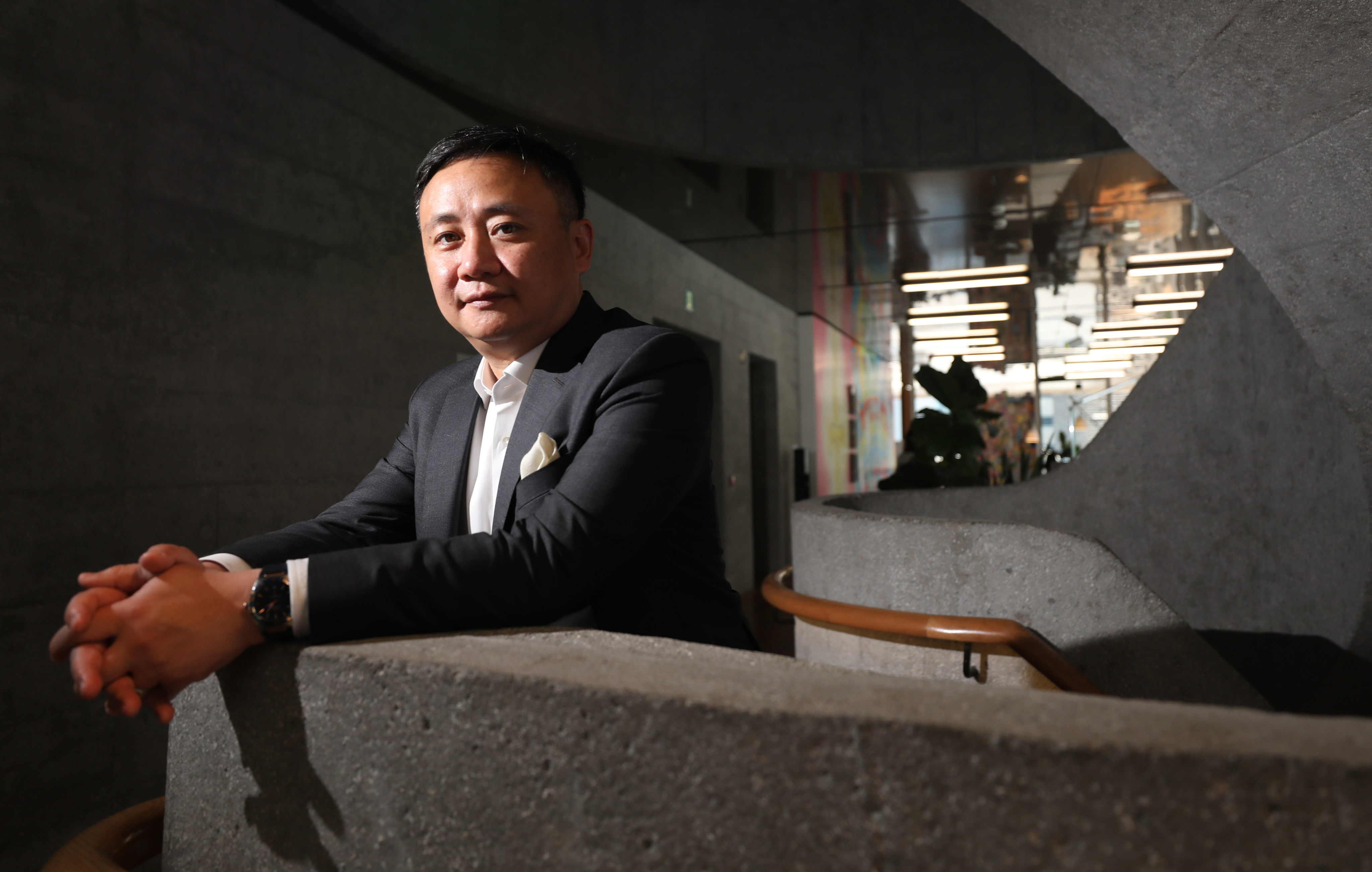 Tai Kwun’s head of art Dr Pi Li (above) inherited his love of art from his father, and has spent his life following his passion, from Beijing to Glasgow and Hong Kong. Photo: Xiaomei Chen 