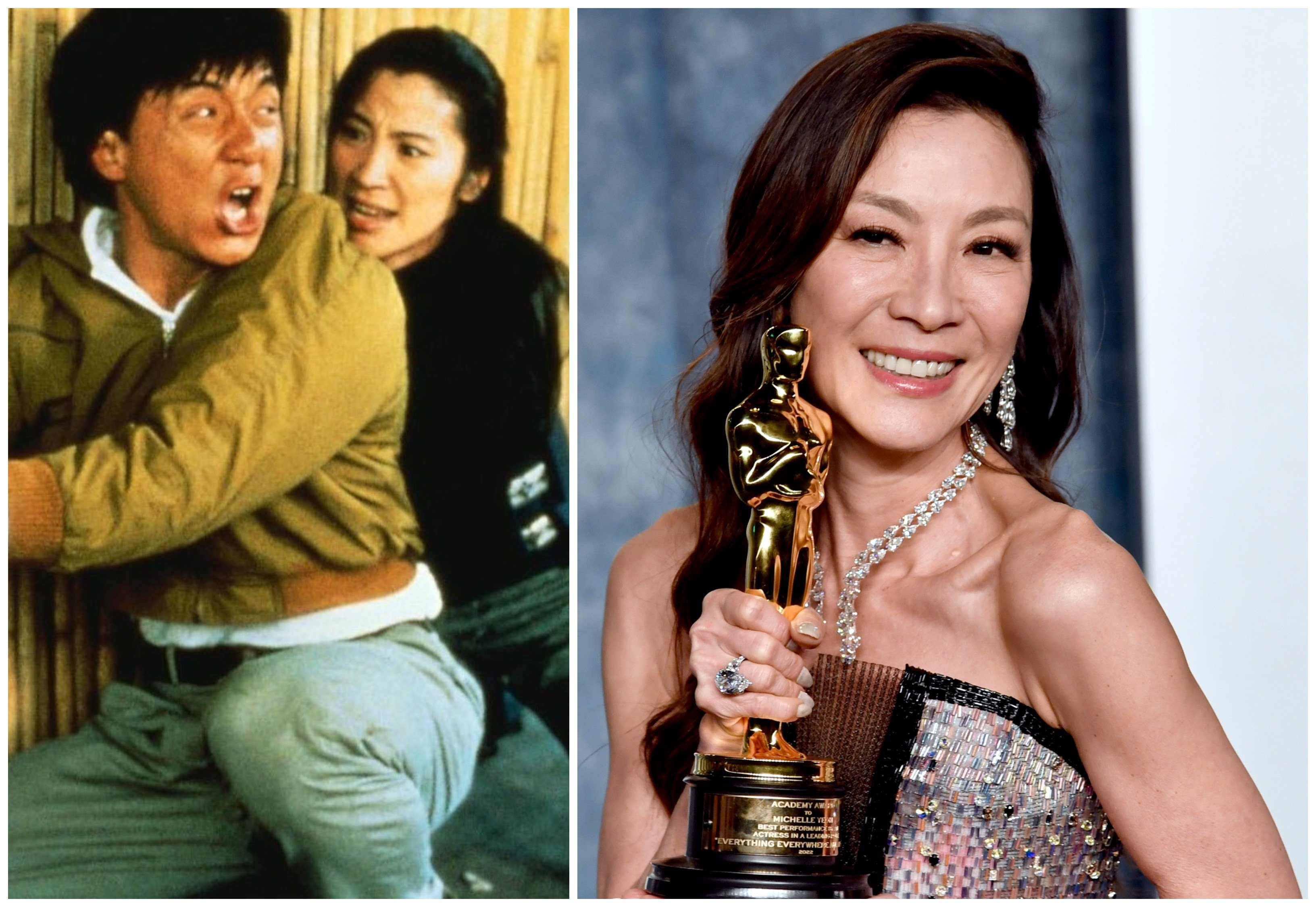 Michelle Yeoh got her first big break in Hollywood after starring in Hong Kong action films in the 1980s and 1990s. Photos: AP; Golden Harvest