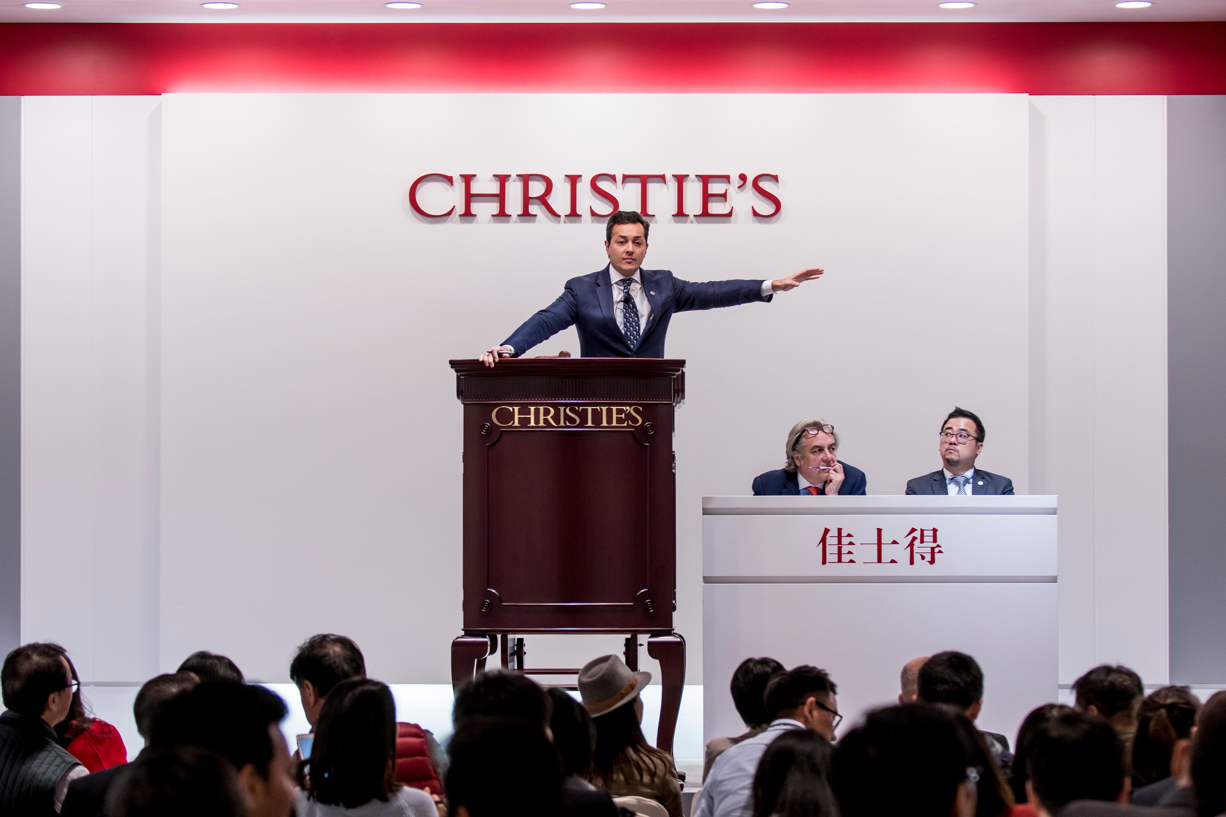 Christie deals auction house