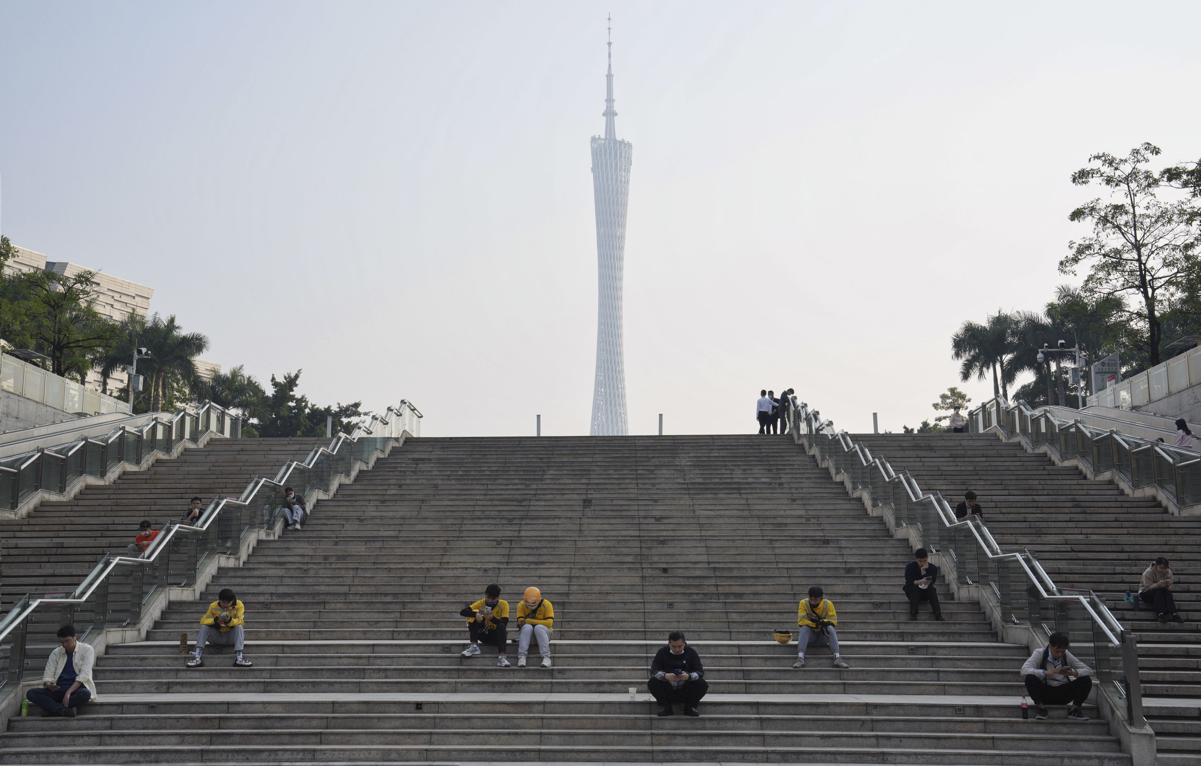 Canton Tower, a landmark in Guangzhou, mainland China. Photo: Elson Li