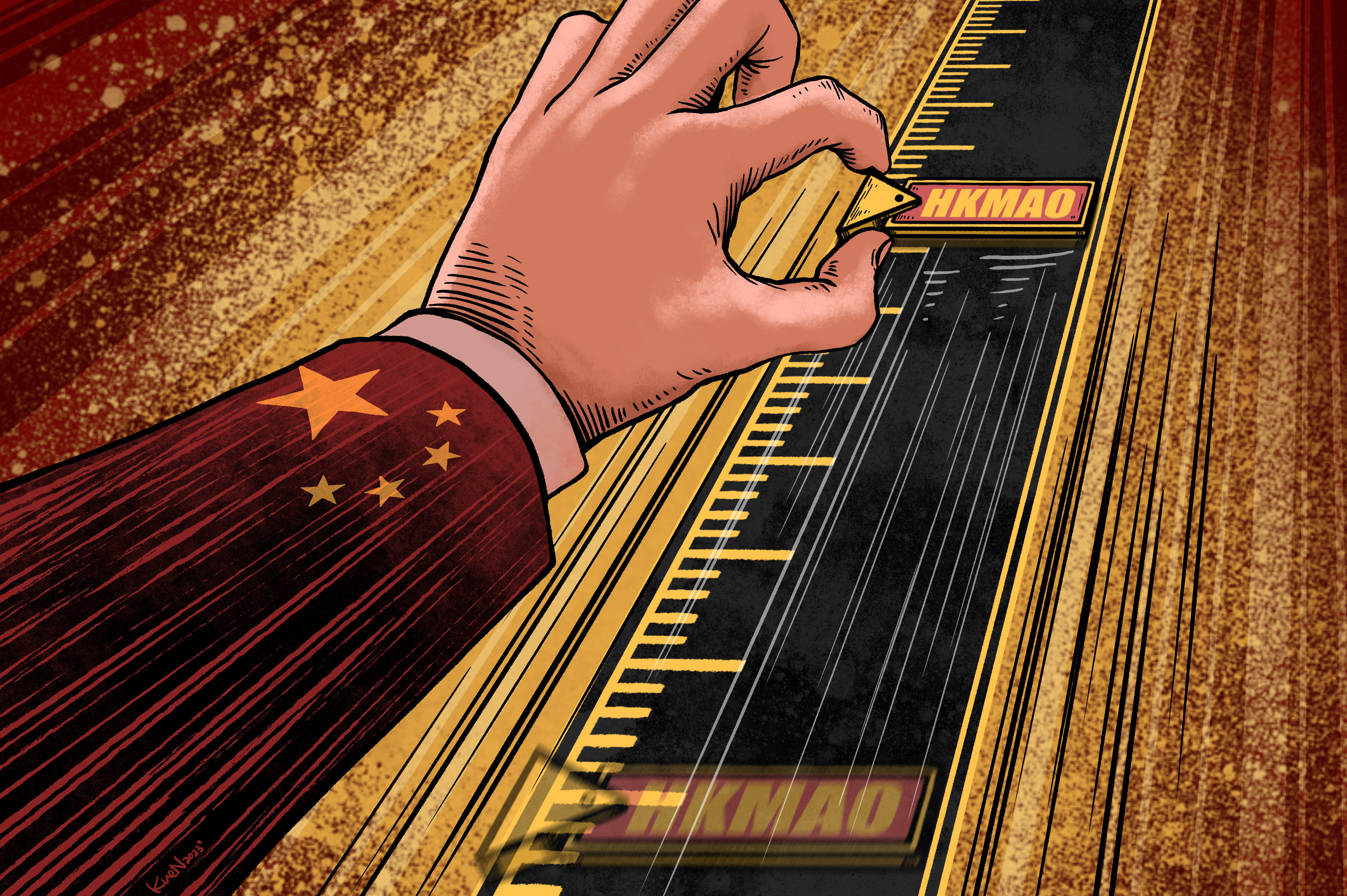 Observers have said the latest political reshuffle underscores Hong Kong’s importance to China’s overall development plans. Illustration: Lau Ka-kuen