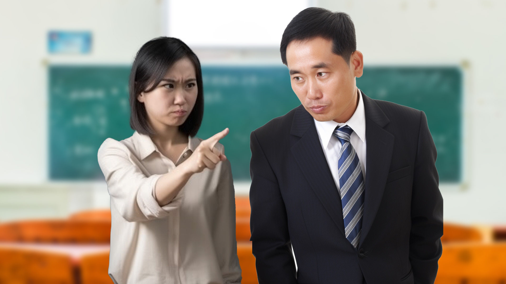 Chinese education authorities are investigating a teacher who removed a father from a parent-teacher chat group after he criticised a homework assignment for his child. Photo: SCMP composite