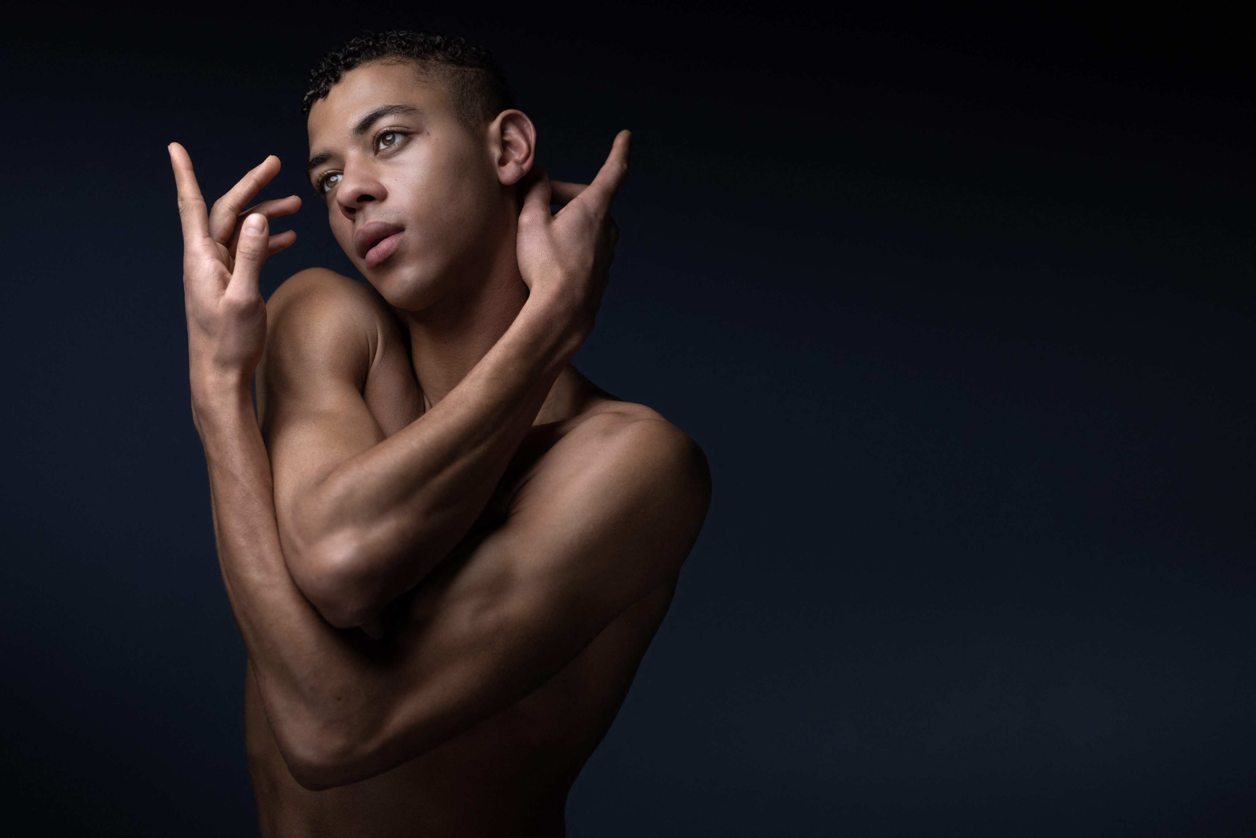 Guillaume Diop, the first black dancer to achieve the rank of “etoile” at the Paris Opera, in the French capital on March 17, 2023. Photo: AFP