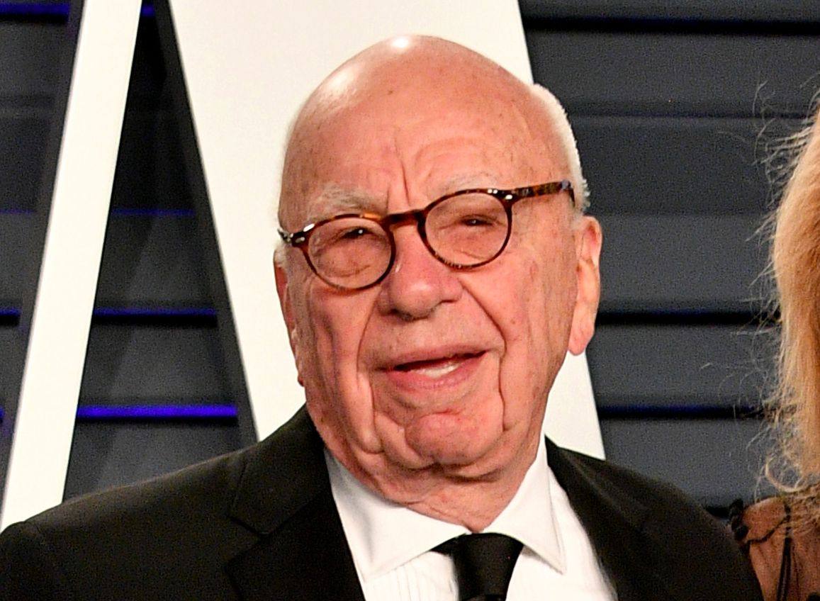 Rupert Murdoch attends the 2019 Vanity Fair Oscar Party in Beverly Hills, California. Photo: TNS