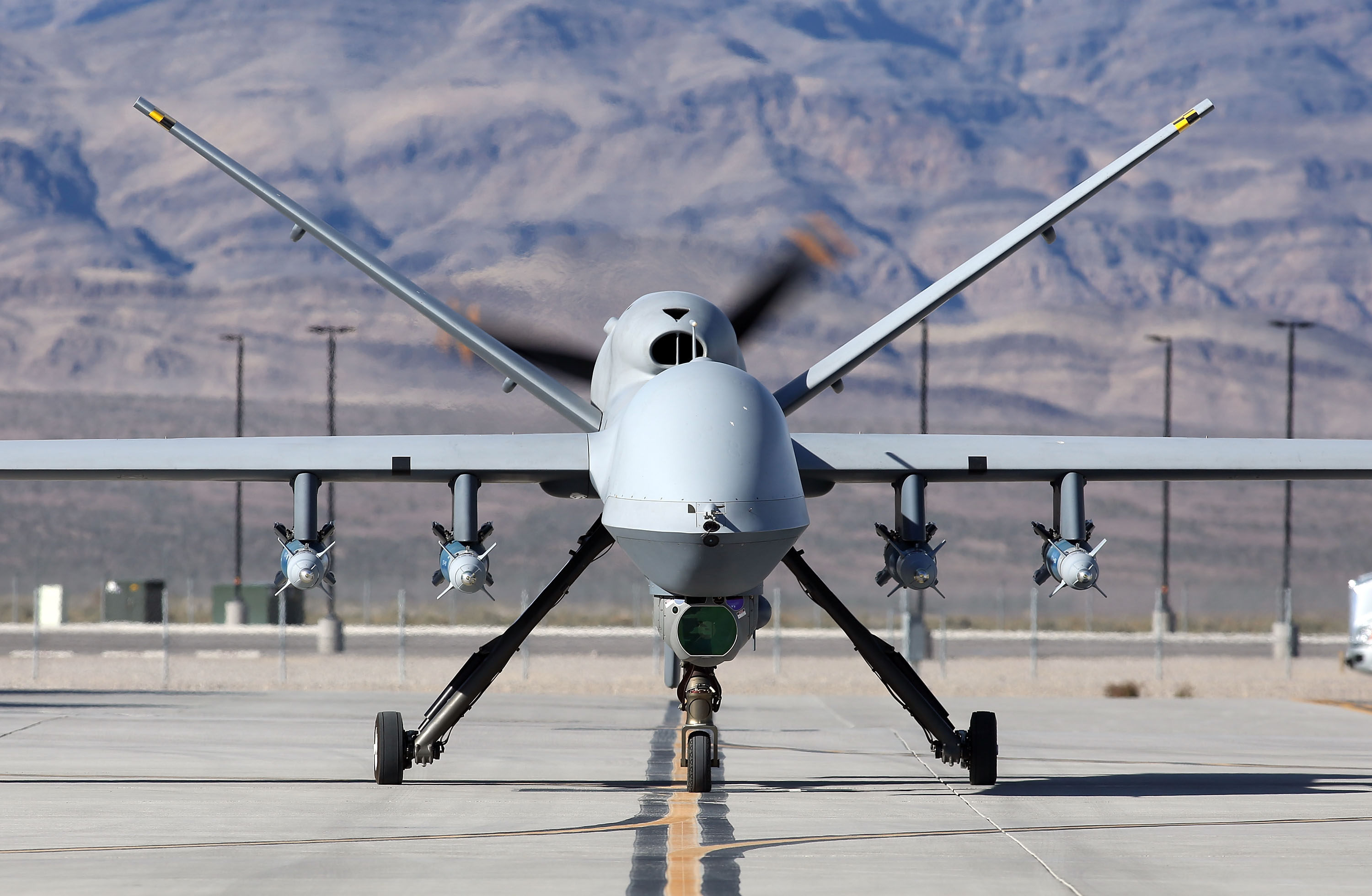 A US MQ-9 Reaper drone. File photo: AFP