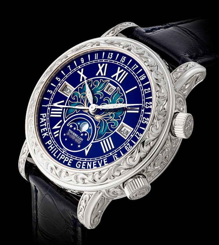 Patek Philippe’s “Sky Moon Tourbillon” just sold for a record US$5.8 million at auction. Photo: Christie’s