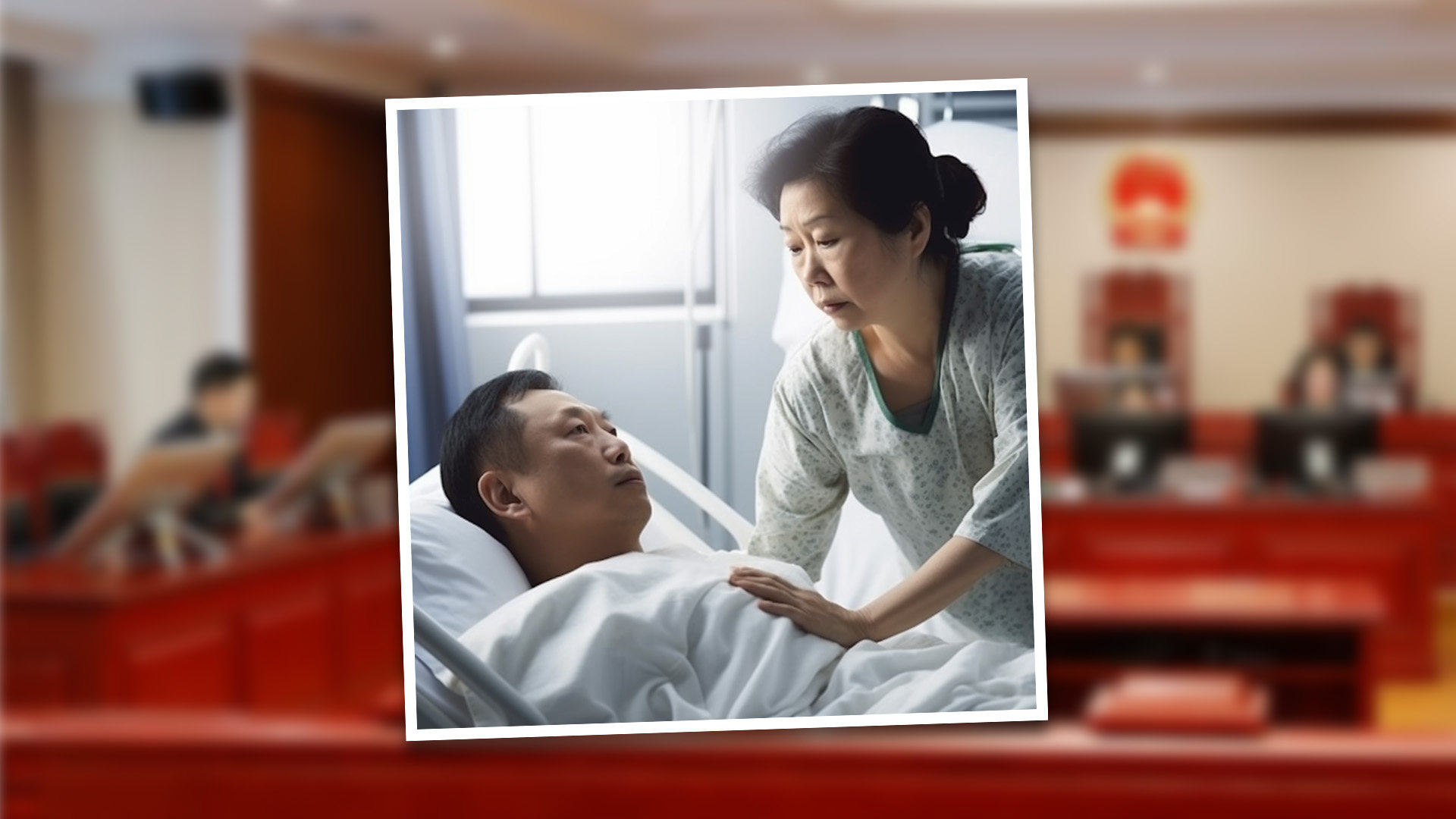 An elderly couple in China have sought a divorce on behalf of their son, who is in a vegetative state, so that his devoted wife can have a chance to live her life, they say. Photo: SCMP composite
