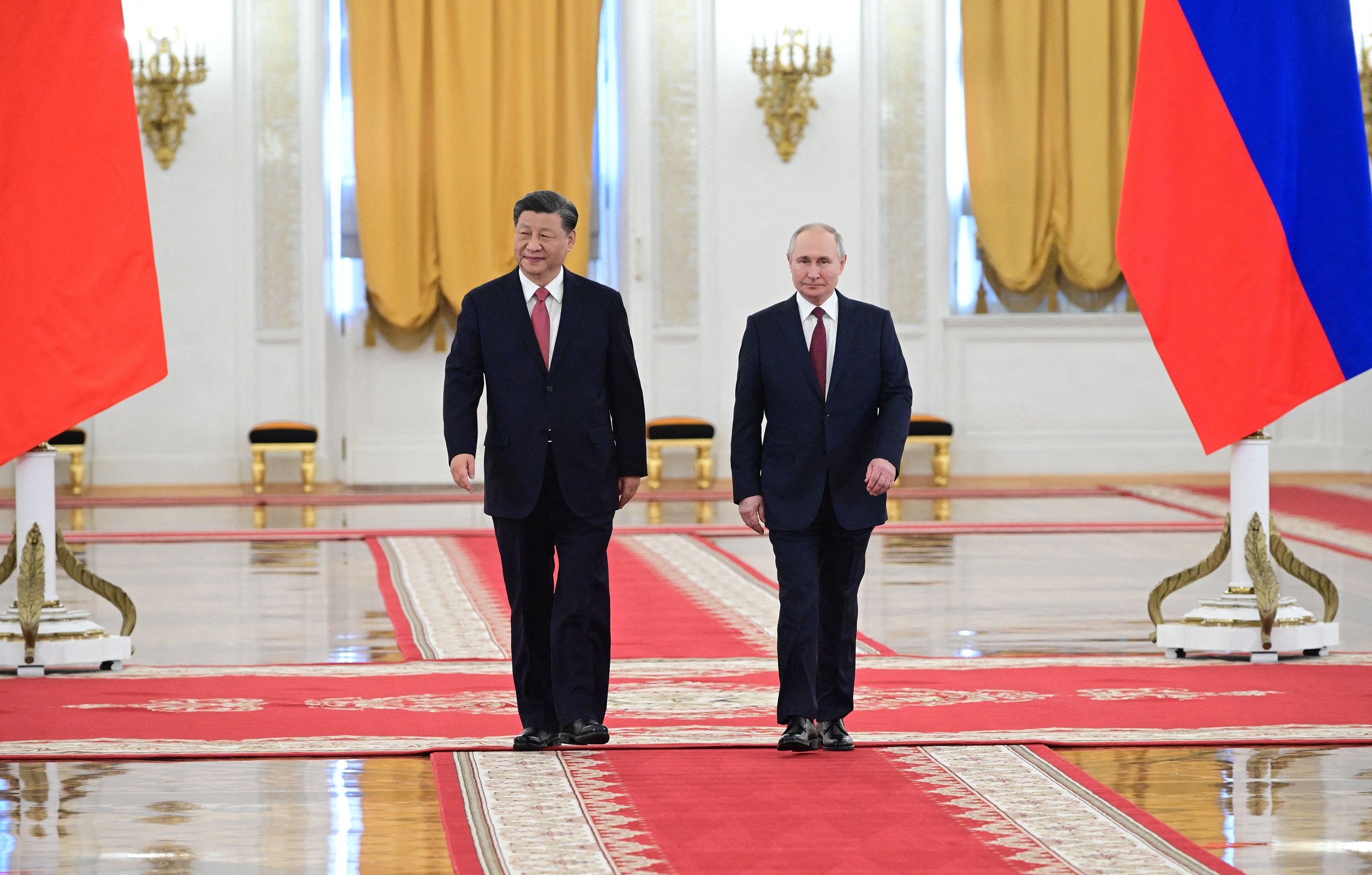 Presidents Xi Jinping and Vladimir Putin have agreed that China and Russia are driving changes not seen in a century. Photo: TNS