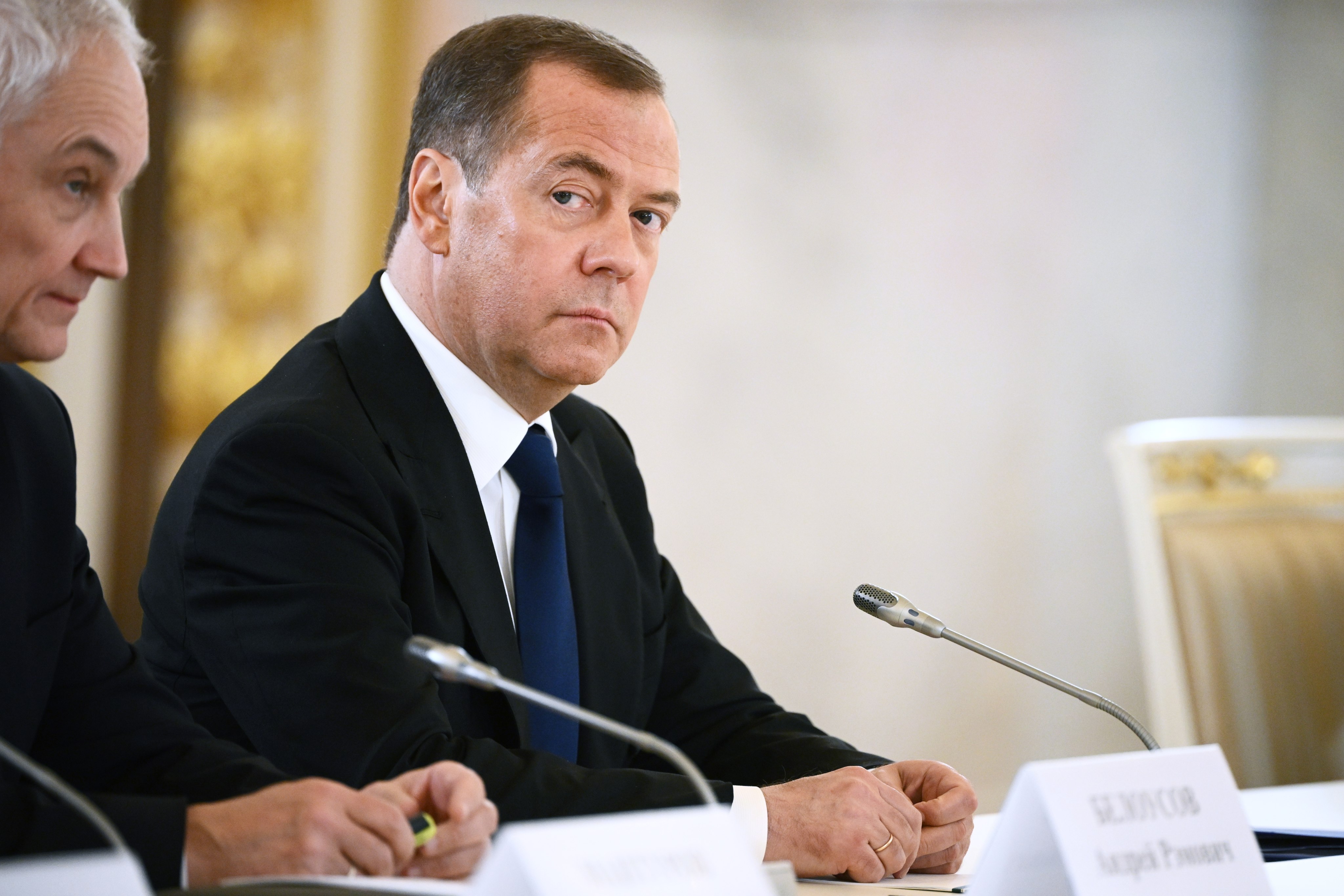 Deputy head of Russia’s Security Council Dmitry Medvedev launched anti-Western diatribes and the threat of a nuclear apocalypse. Photo: EPA-EFE