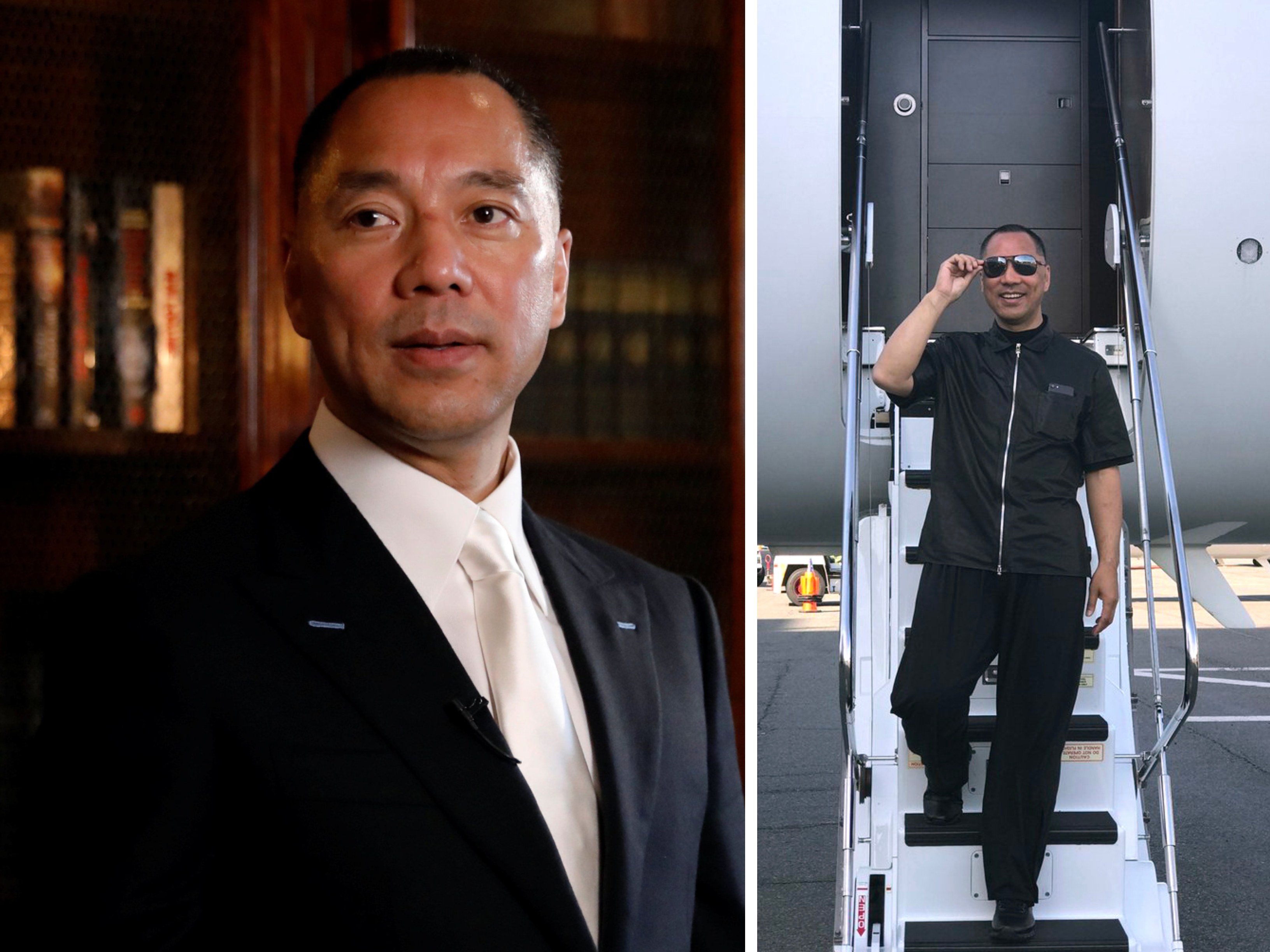Guo Wengui was a billionaire in China before he fled the country and moved to the US. Photos: Handout; Reuters