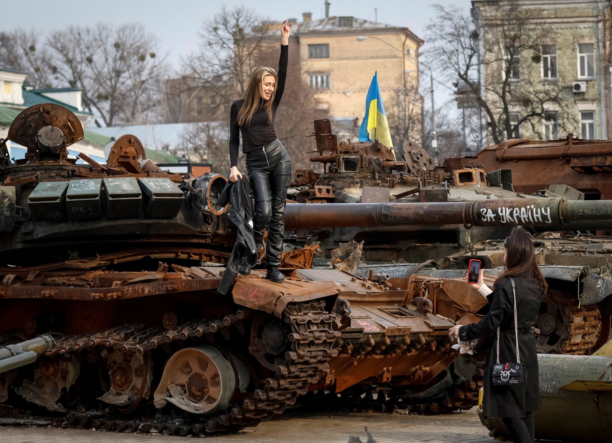 Украинцы верят в победу. Танки Украины.