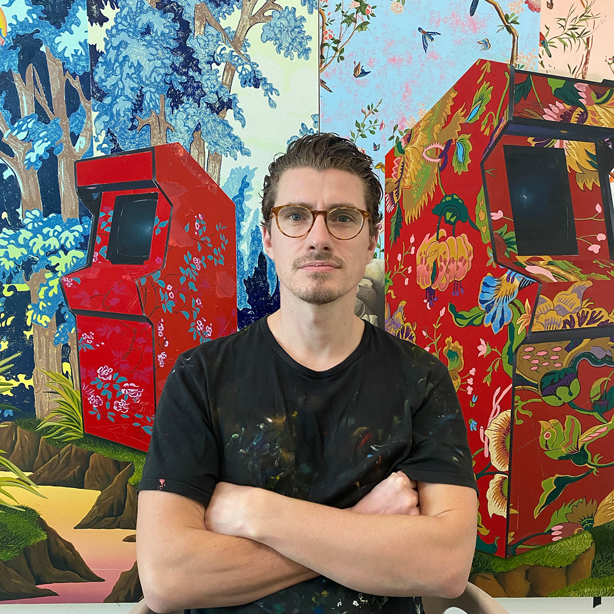 Stephen Thorpe, who recently staged the exhibition “Enter the Forest at the Darkest Point” at Hong Kong gallery Ora-Ora, explains how Gobelin tapestries influenced his practice. Photo: Stephen Thorpe