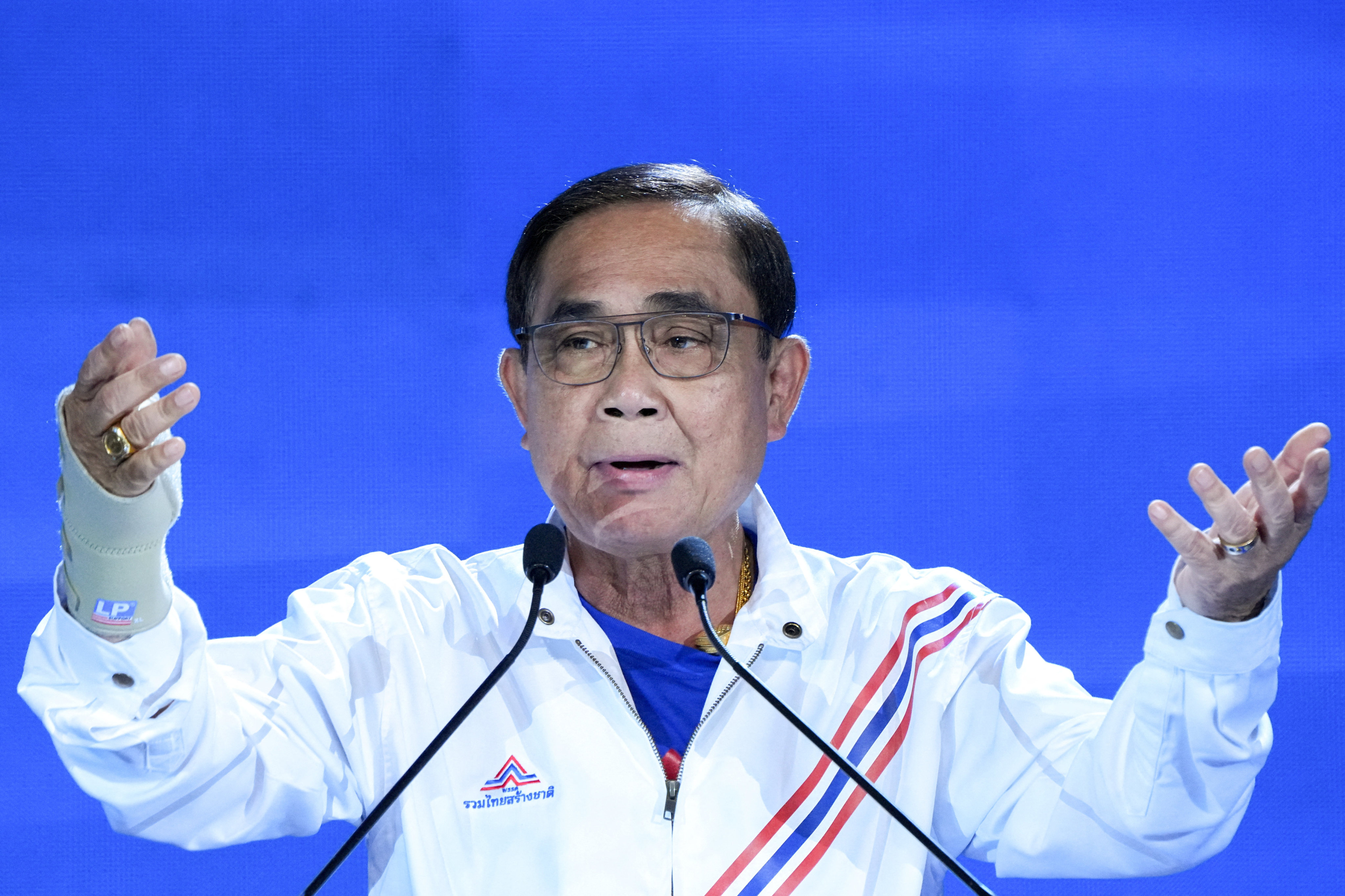 Thailand’s Prime Minister Prayuth Chan-ocha announces he will run for re-election. Photo: Reuters