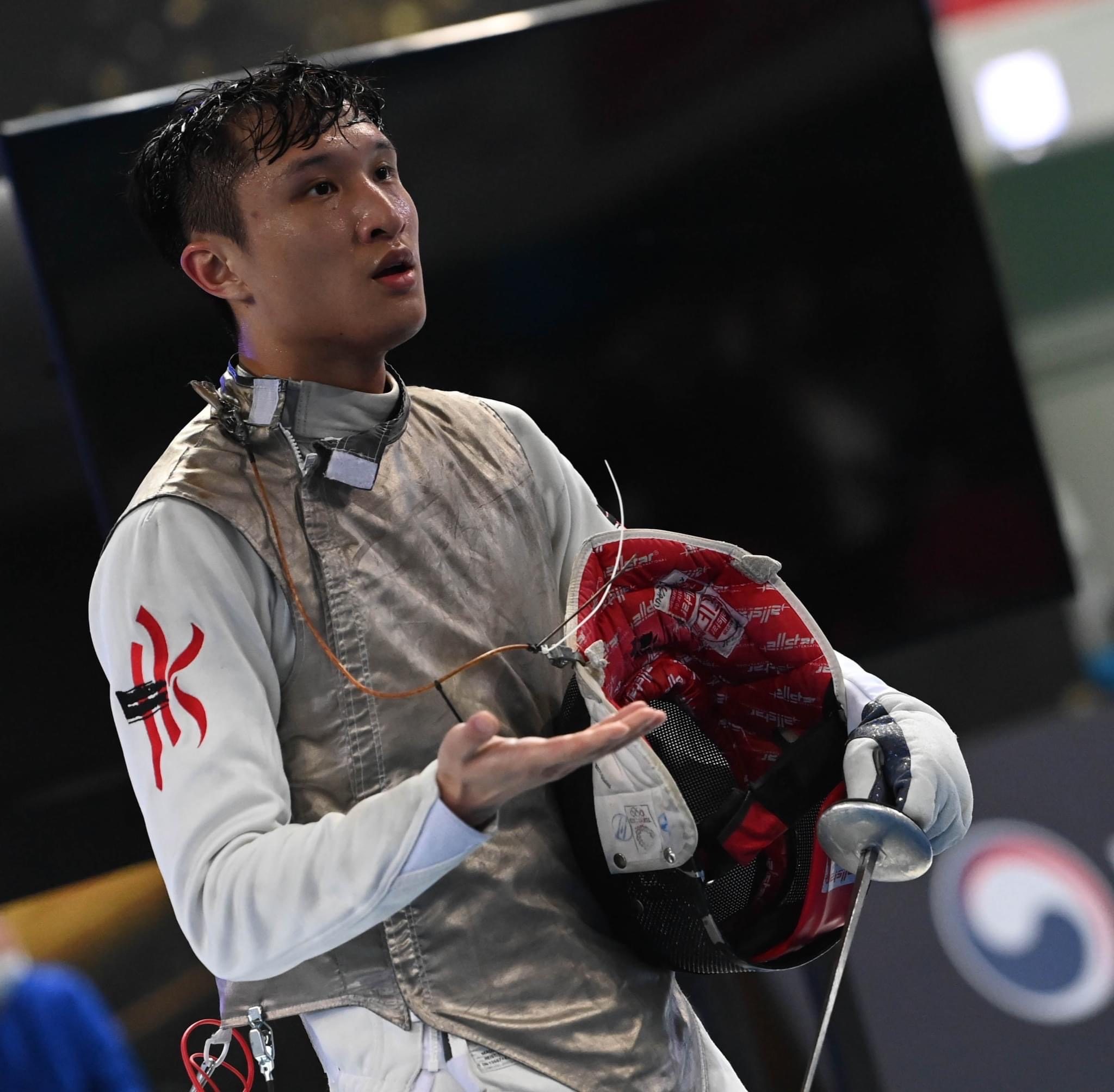 The result in Incheon Grand Prix was totally out of fencer Ryan Choi Chun-yin’s expectation.  Photo:  FIE