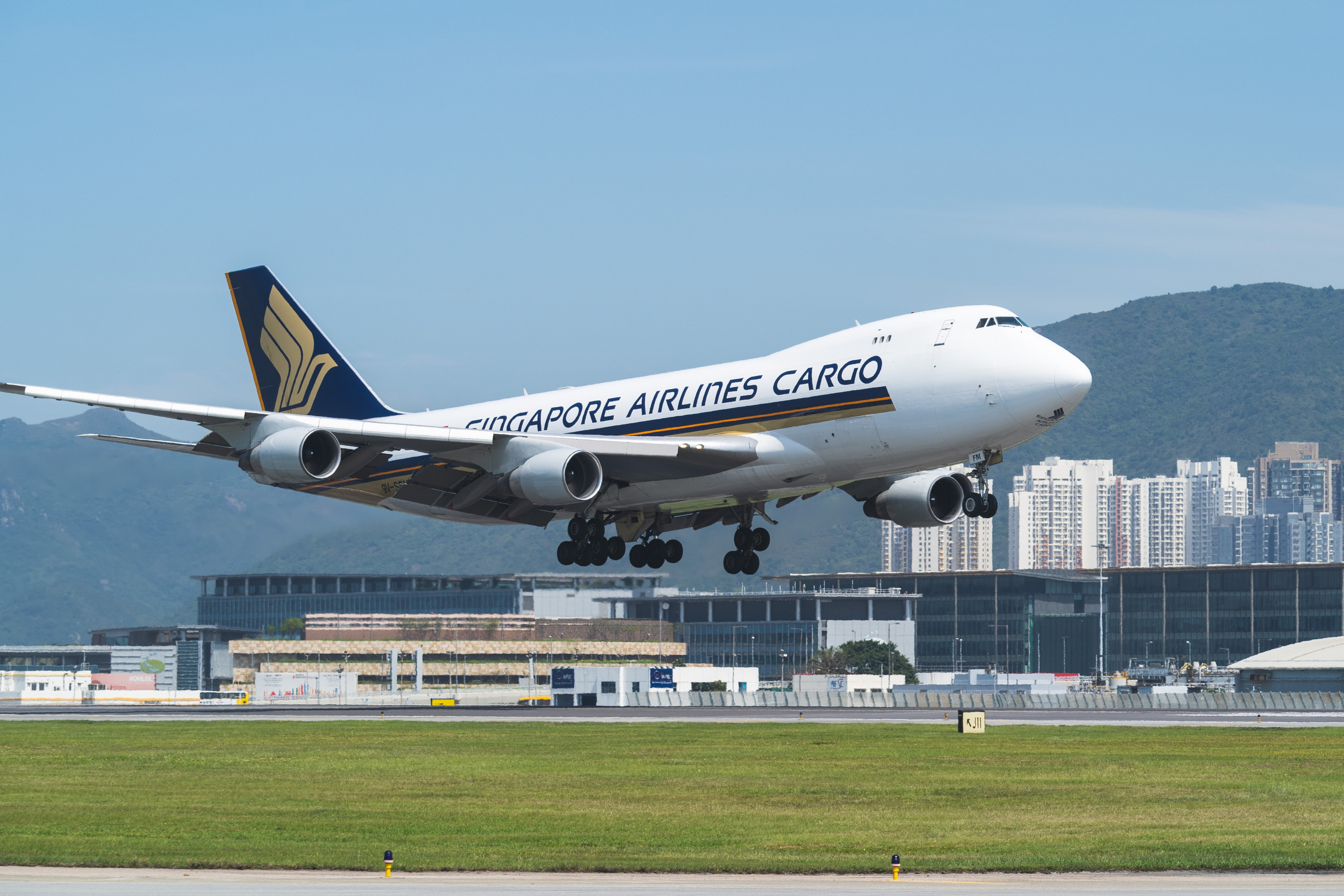 A Singapore Airlines cargo flight was involved in the incident. Shutterstock