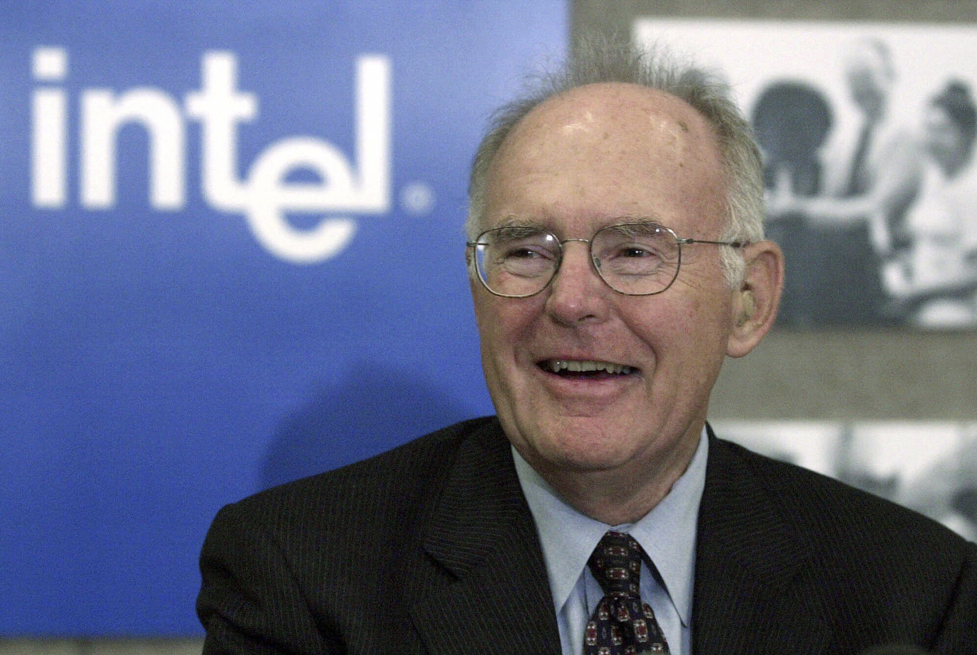 Gordon Moore, the co-founder  of Intel Corporation, has died at the age of 94. Photo: AP 