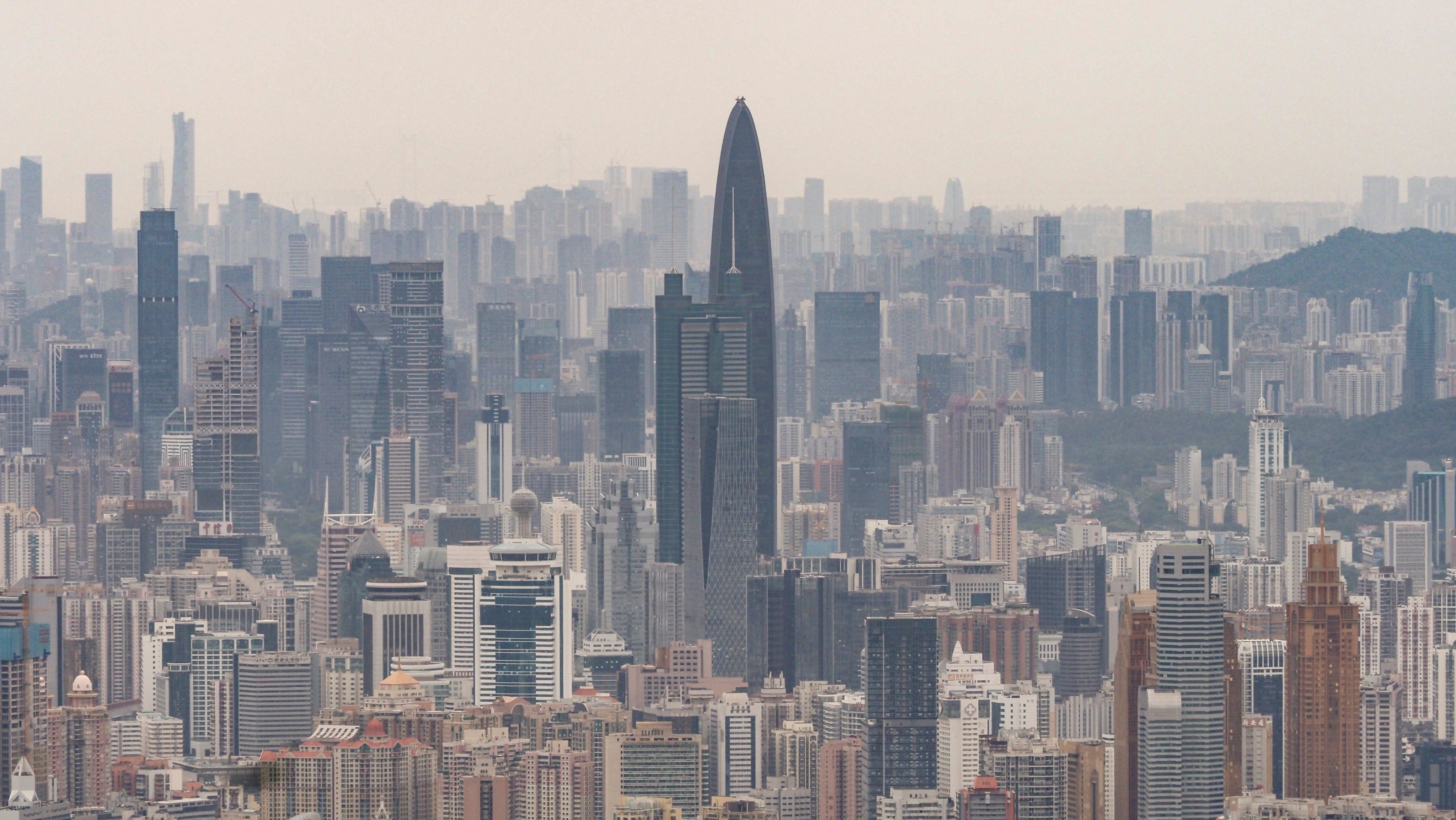 A view of the Shenzhen-Hong Kong border in the Greater Bay Area. Photo: Martin Chan