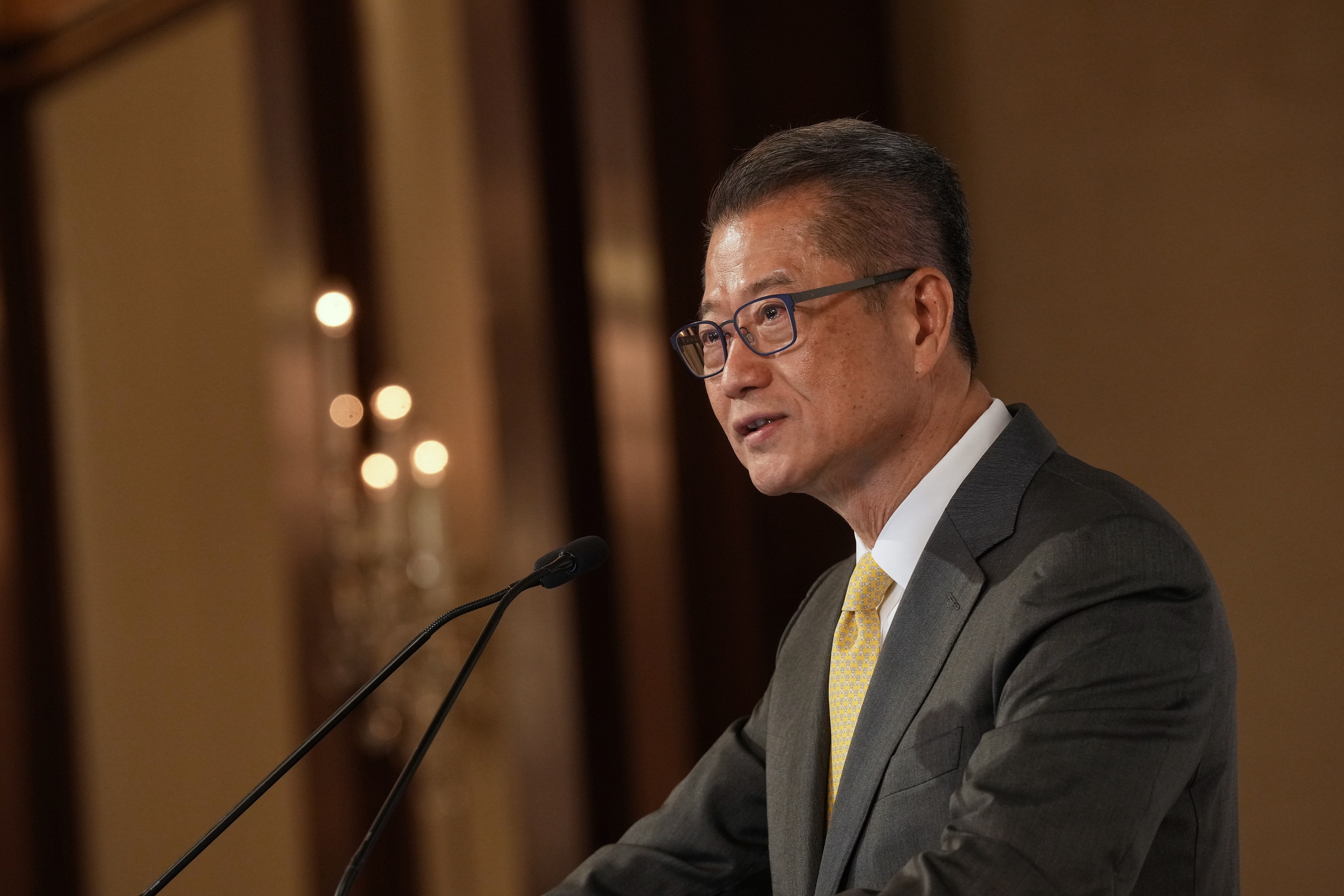 Paul Chan Mo-po, Financial Secretary of Hong Kong will give a keynote address at this year’s China Conference: Southeast Asia in Singapore. File photo: Elson Li