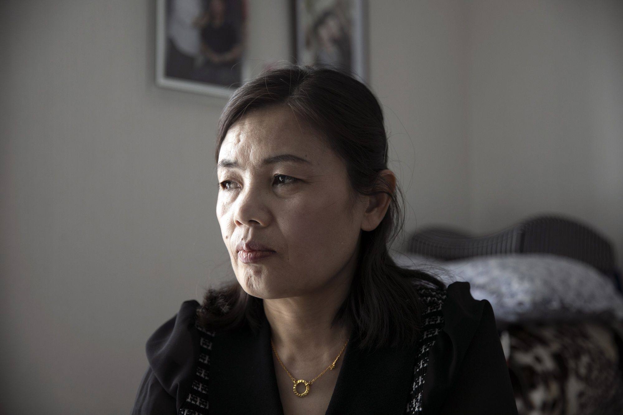 Im Su-ryuh, 51, fled North Korea just before the border with China was closed due to the pandemic. She said she often cries because she misses the family she left behind. Photo: Bloomberg