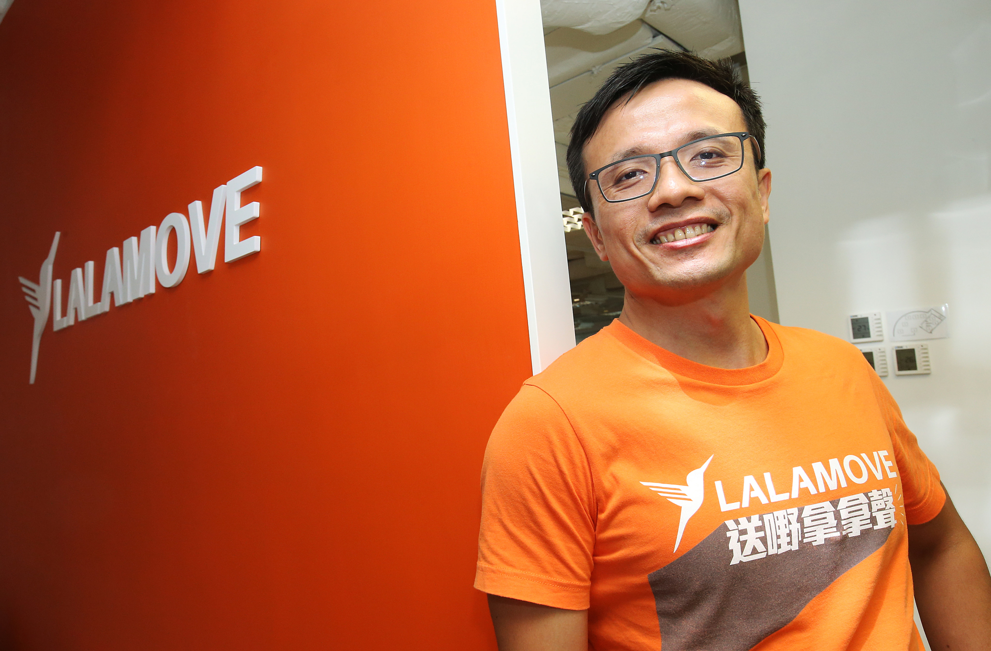 Chow Shing-yuk, CEO of Lalatech Holdings, the start-up behind the Lalamove logistics business. Photo: David Wong