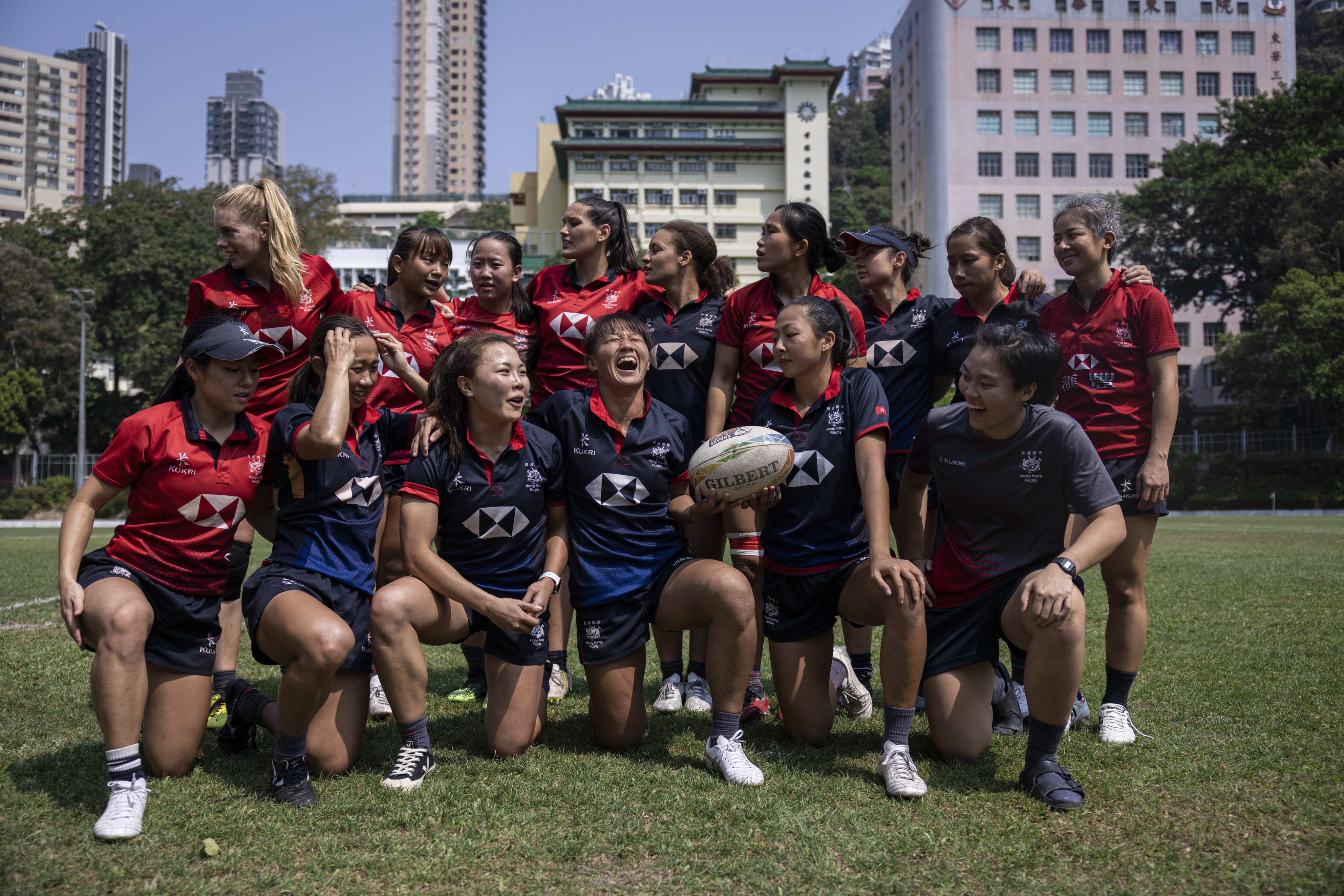 The Hong Kong women’s side will face the elite World Series teams at the Sevens, having won a place as hosts. Photos: AP