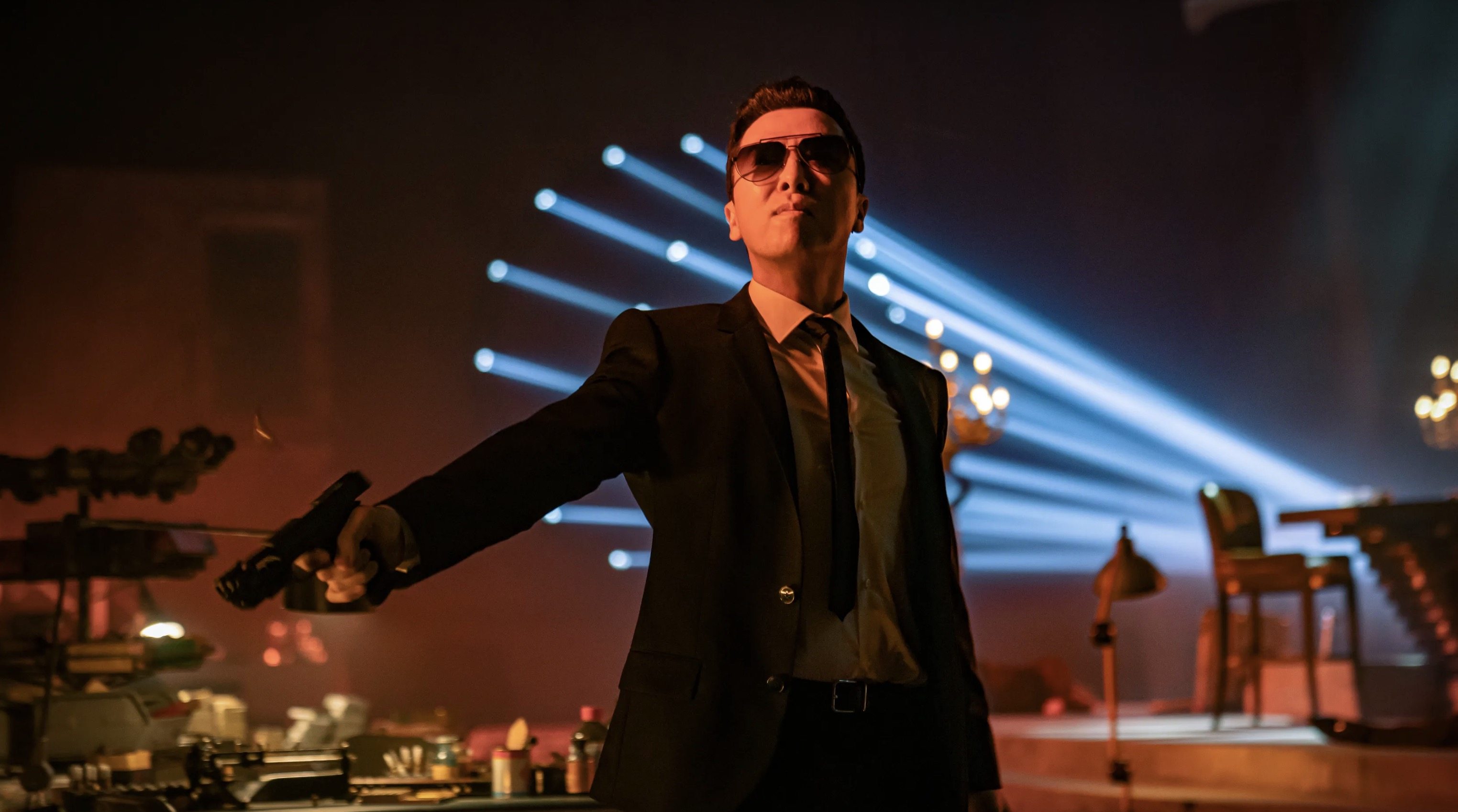 Hong Kong actor Donnie Yen plays the foul-mouthed, blind assassin “Caine” in John Wick: Chapter 4. Photo: Lionsgate